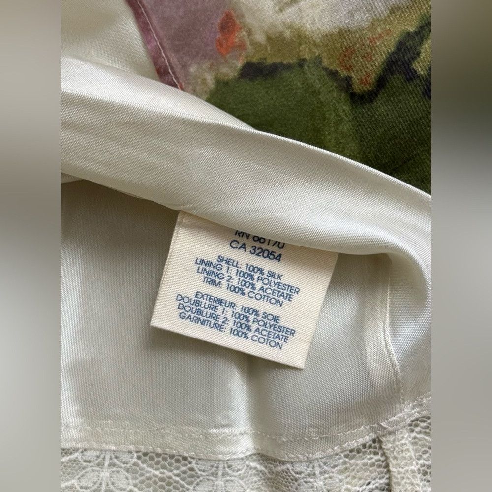Anthropologie Anthropologie Edme & Esyllte 100% Silk Watercolor Full Skir Size 26" / US 2 / IT 38 - 6 Thumbnail