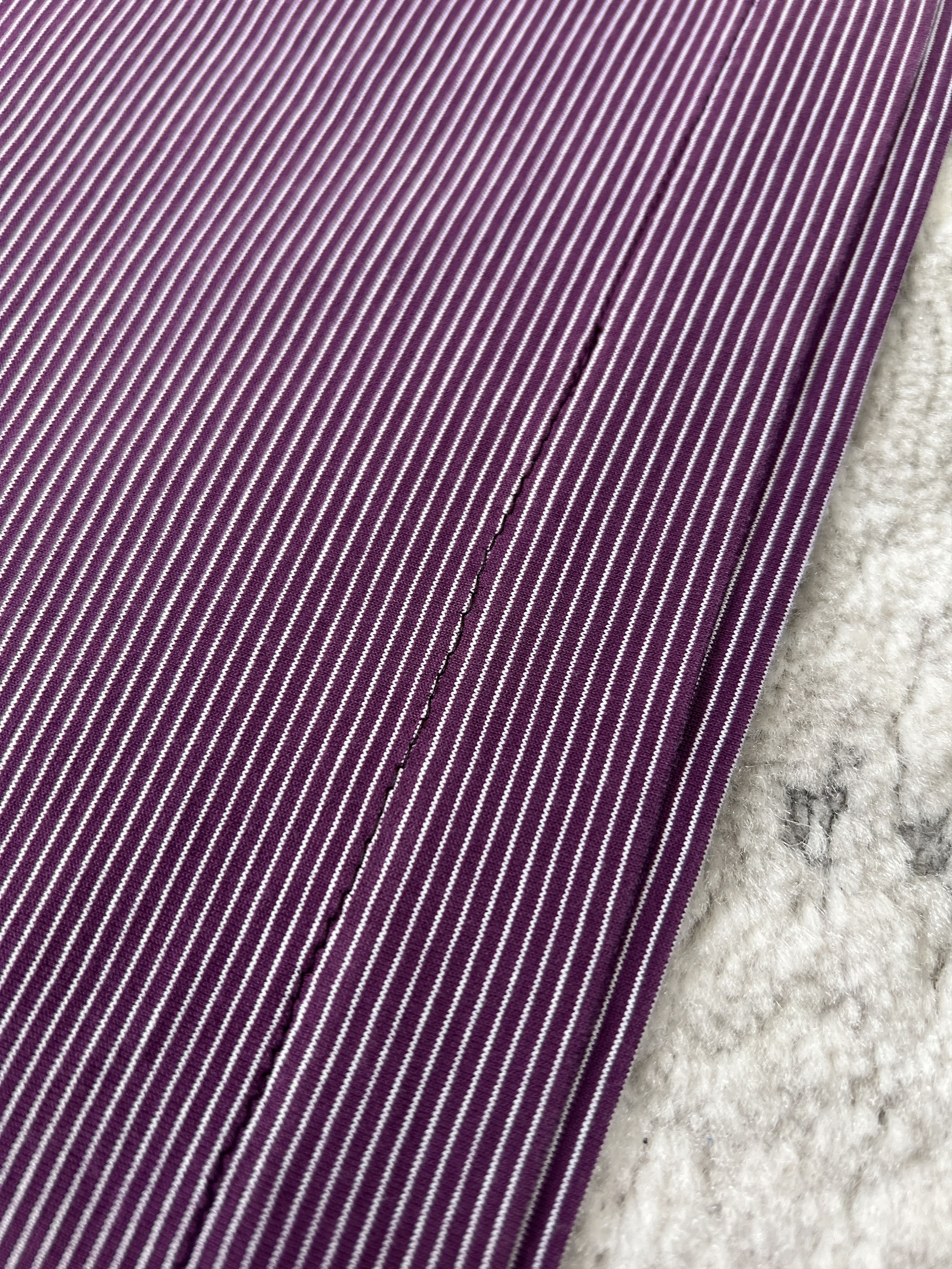 Hugo Boss Hugo Boss Purple Micro-Striped Polo Shirt – Size L Size US L / EU 52-54 / 3 - 6 Thumbnail
