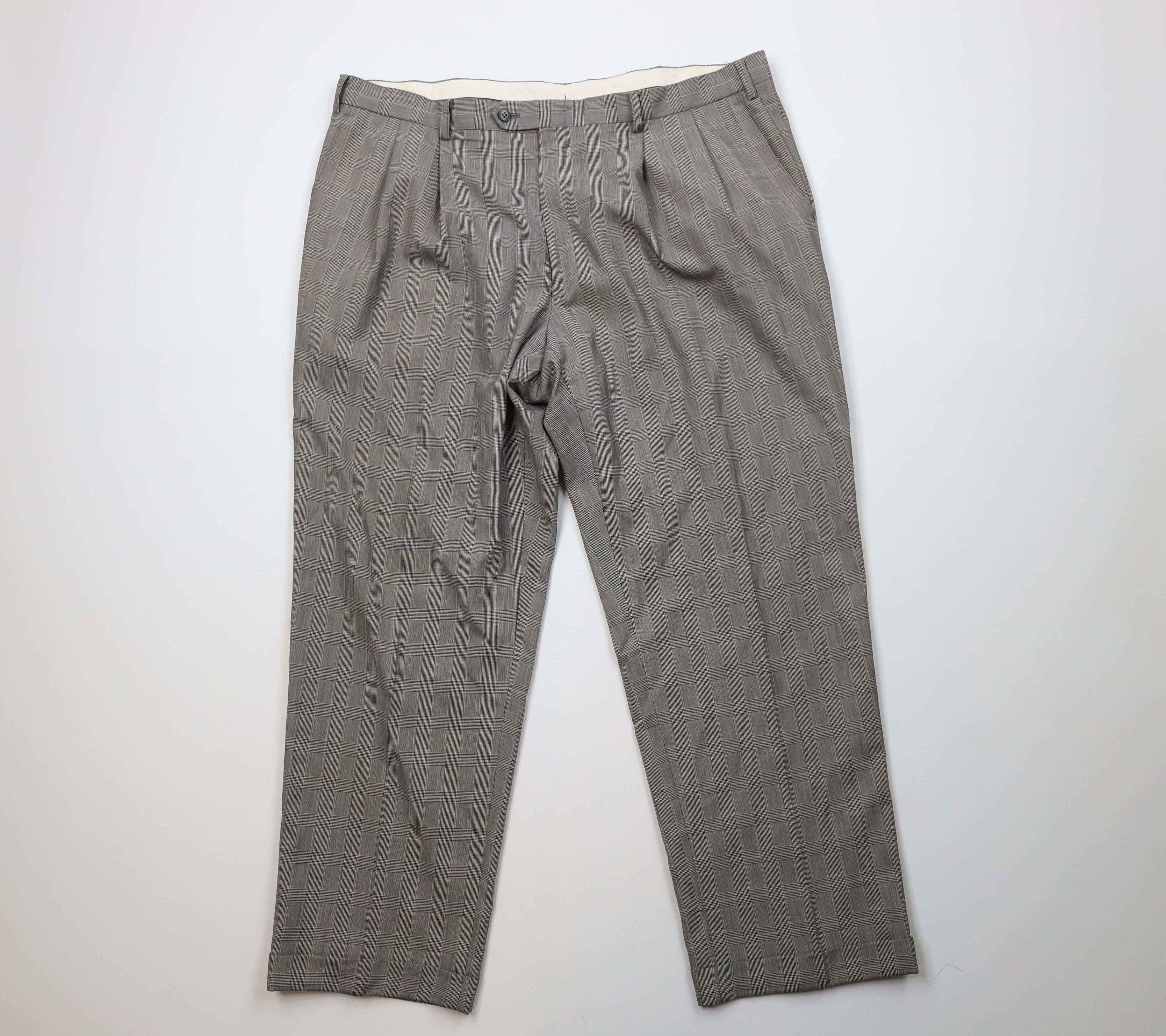 Ralph Lauren Vintage 90s Ralph Lauren Gabardine Wide Leg Chino Pants Size US 42 / EU 58 - 1 Thumbnail