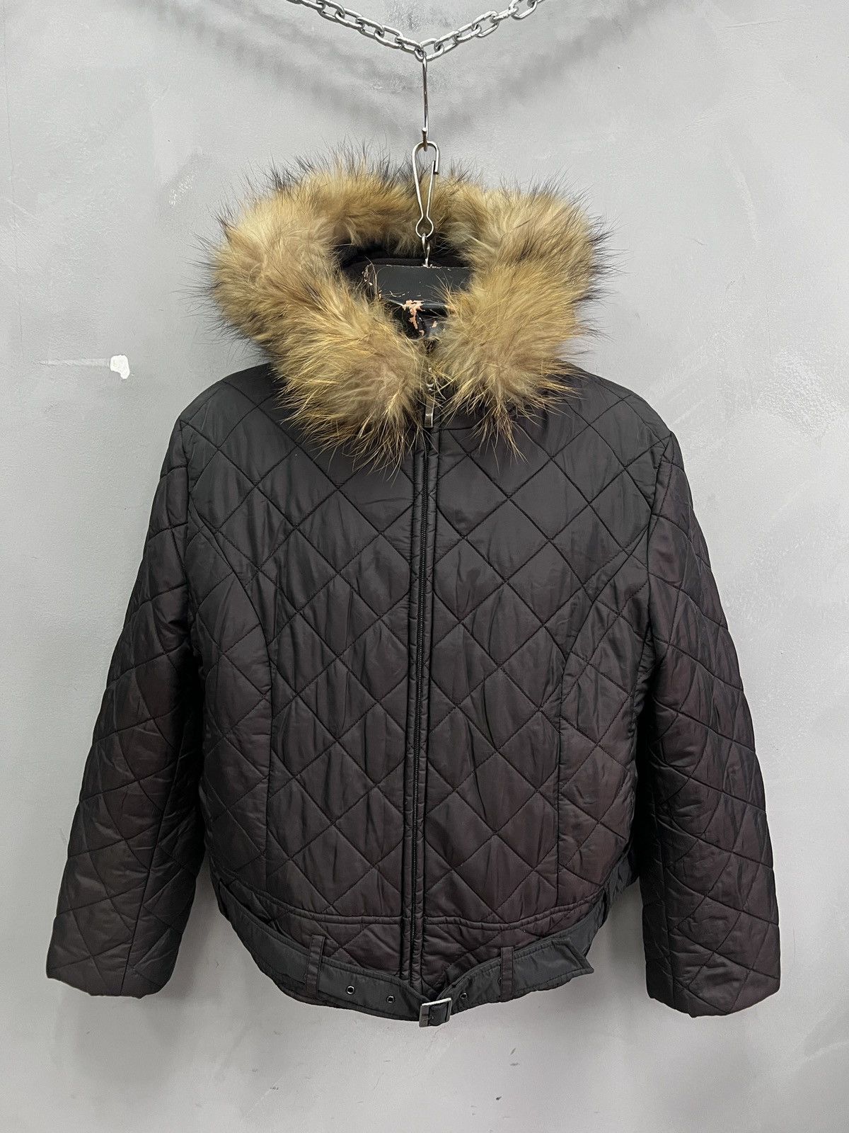 If Six Was Nine Cropped bomber jacket fur hood if six was nine gothic hype Size US M / EU 48-50 / 2 - 1 Thumbnail