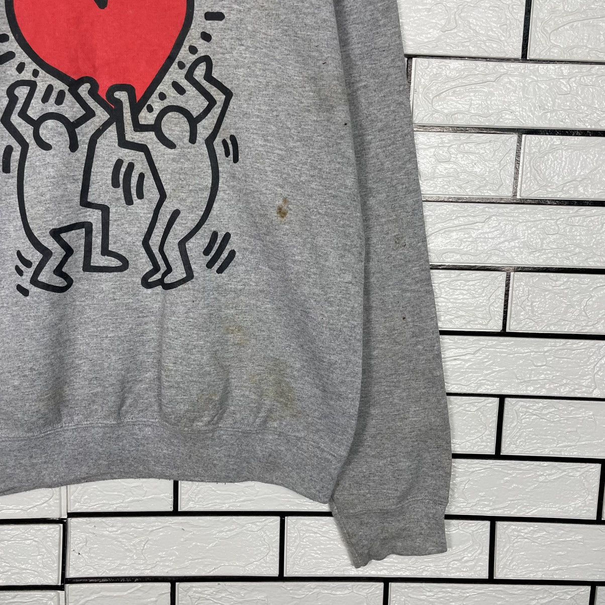 RAGEBLUE Rage Blue x Keith Haring Crewneck Sweatshirt Size US S / EU 44-46 / 1 - 4 Thumbnail