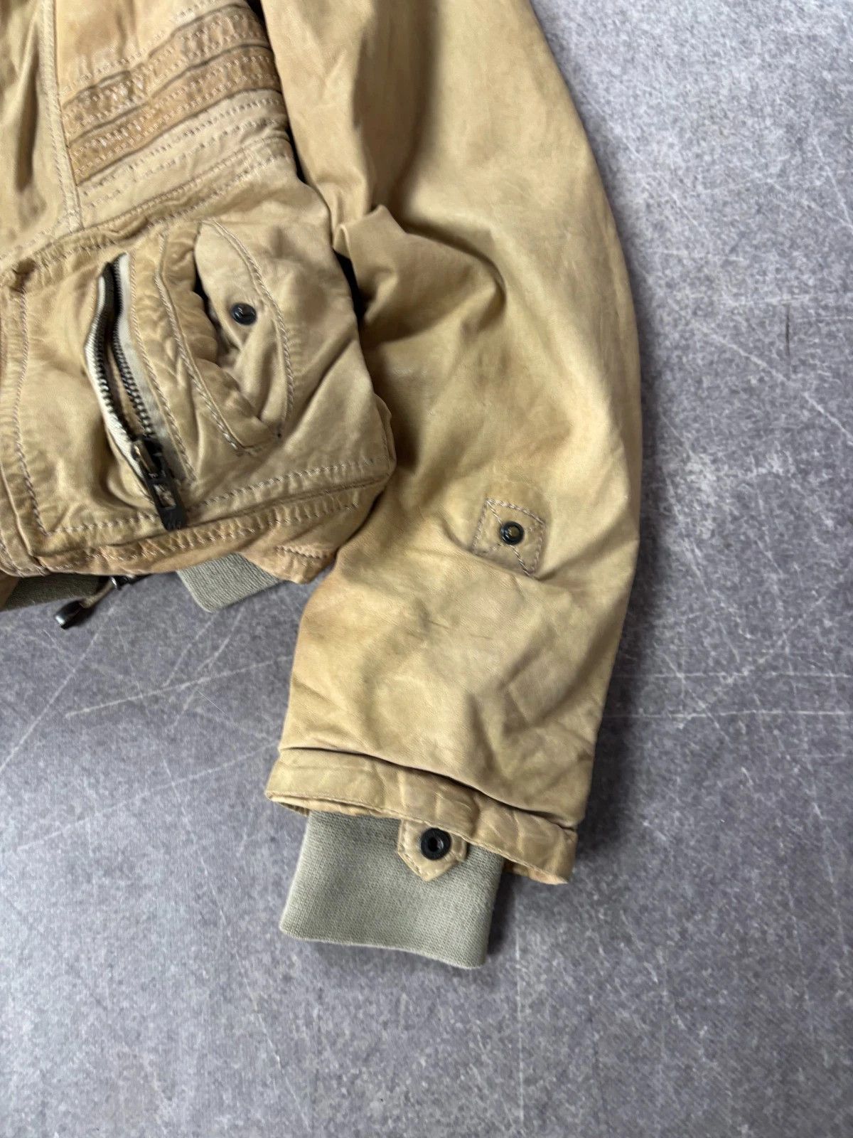 Yohji Yamamoto CROPPEDWASHED HYSTERIC GLAMOUR STYLE LEATHER JACKET Size US M / EU 48-50 / 2 - 4 Thumbnail