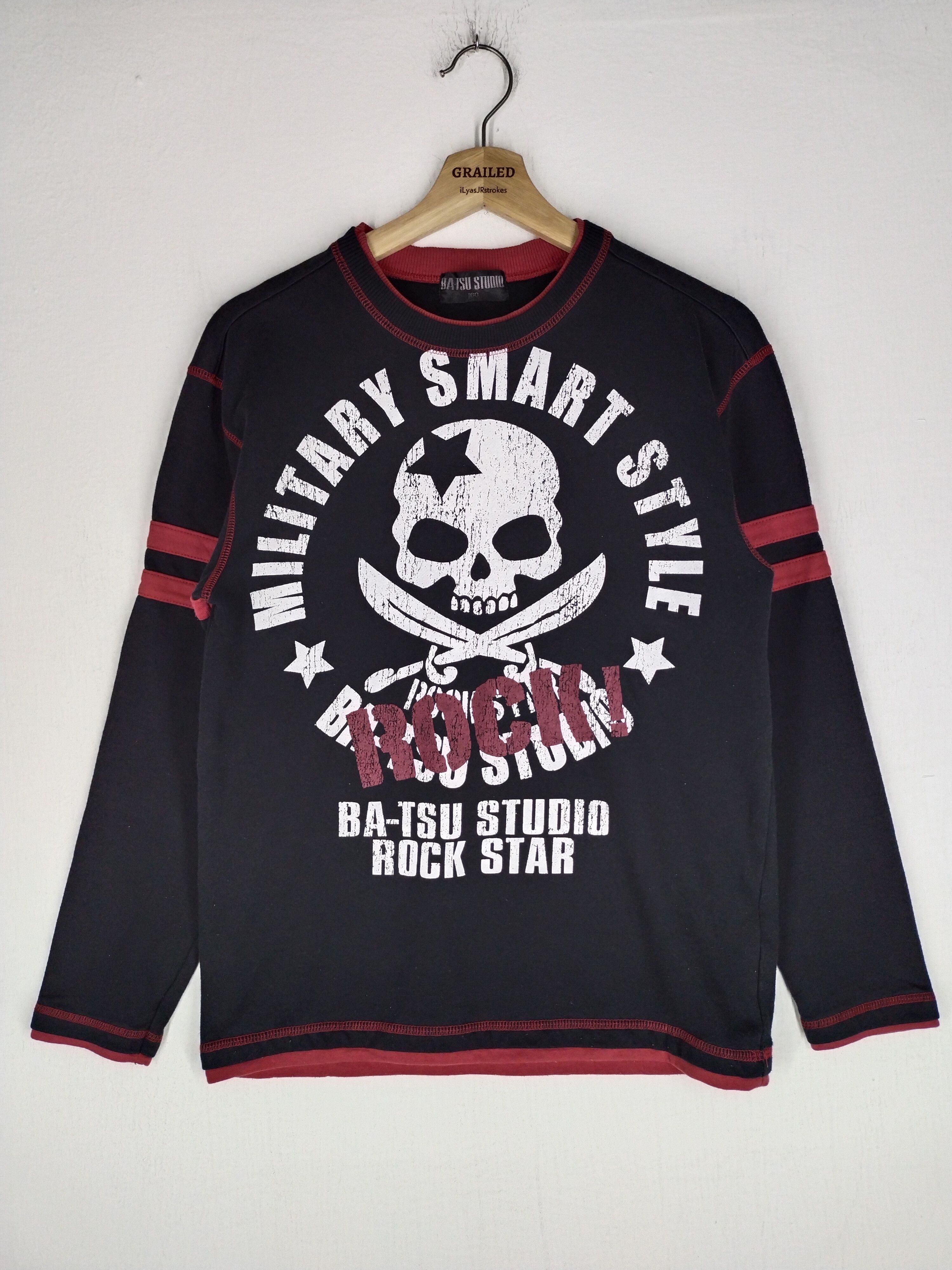 Japanese Brand Vtg Ba-Tsu Studio Rock Star Japanese Brand Sweatshirt Size US M / EU 48-50 / 2 - 1 Thumbnail