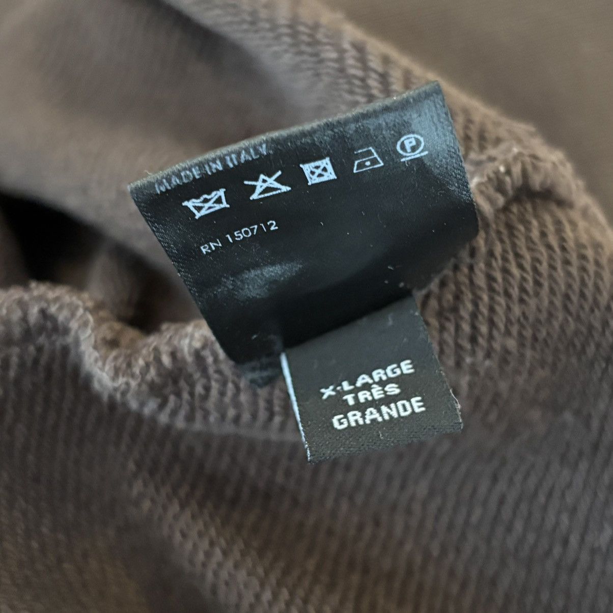 Amiri Amiri Brown Puff Logo Hoodie Size XL Size US XL / EU 56 / 4 - 5 Thumbnail