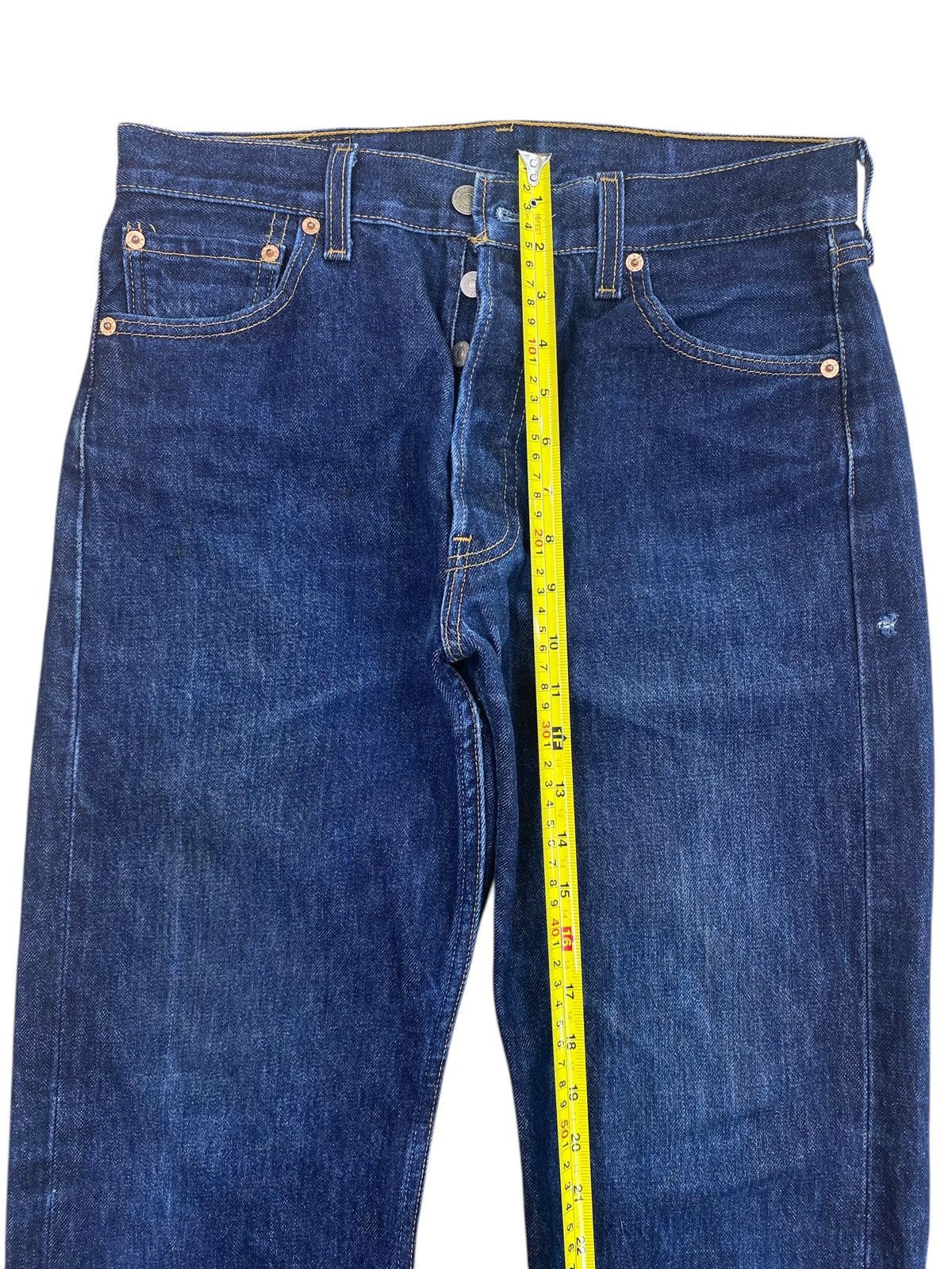 Levi's Levi’s Vintage Dark Blue Wash Style Straight Cut Jeans Size US 30 / EU 46 - 6 Thumbnail