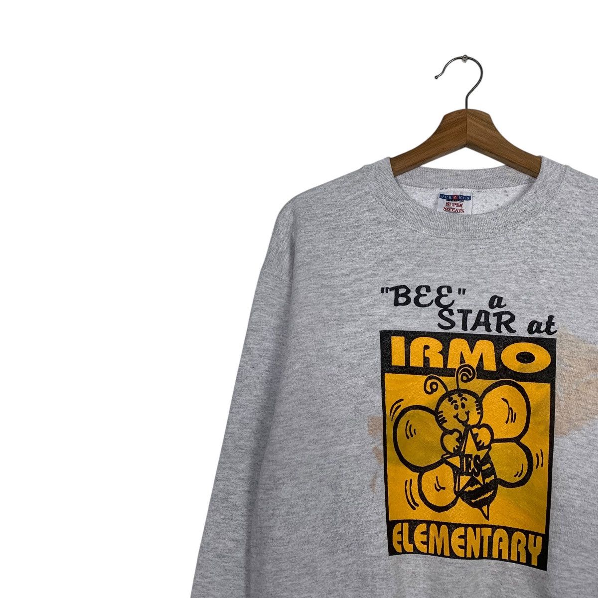 Jerzees Vintage IRMO Elementary Sweatshirt Size US M / EU 48-50 / 2 - 6 Thumbnail