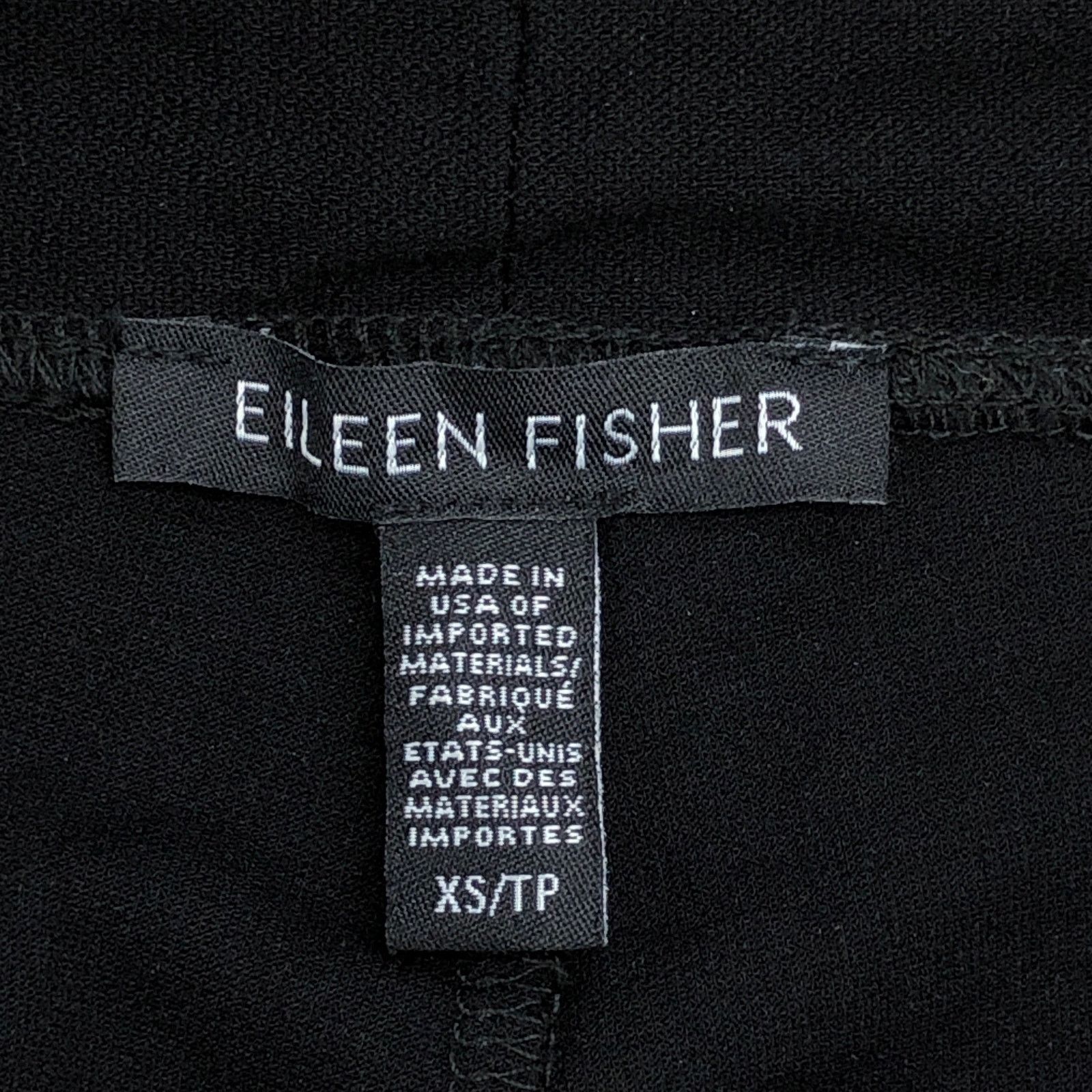 Eileen Fisher Sz XS Pants Washable Stretch Crepe Slim Ankle