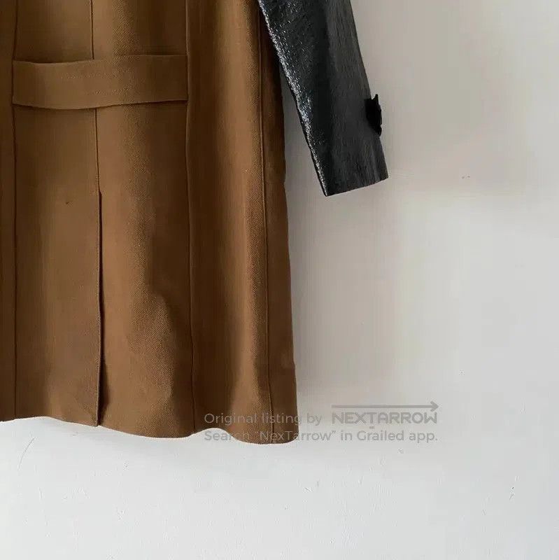 Burberry Burberry Women's Color-Block Wool Coat. Size M / US 6-8 / IT 42-44 - 3 Thumbnail