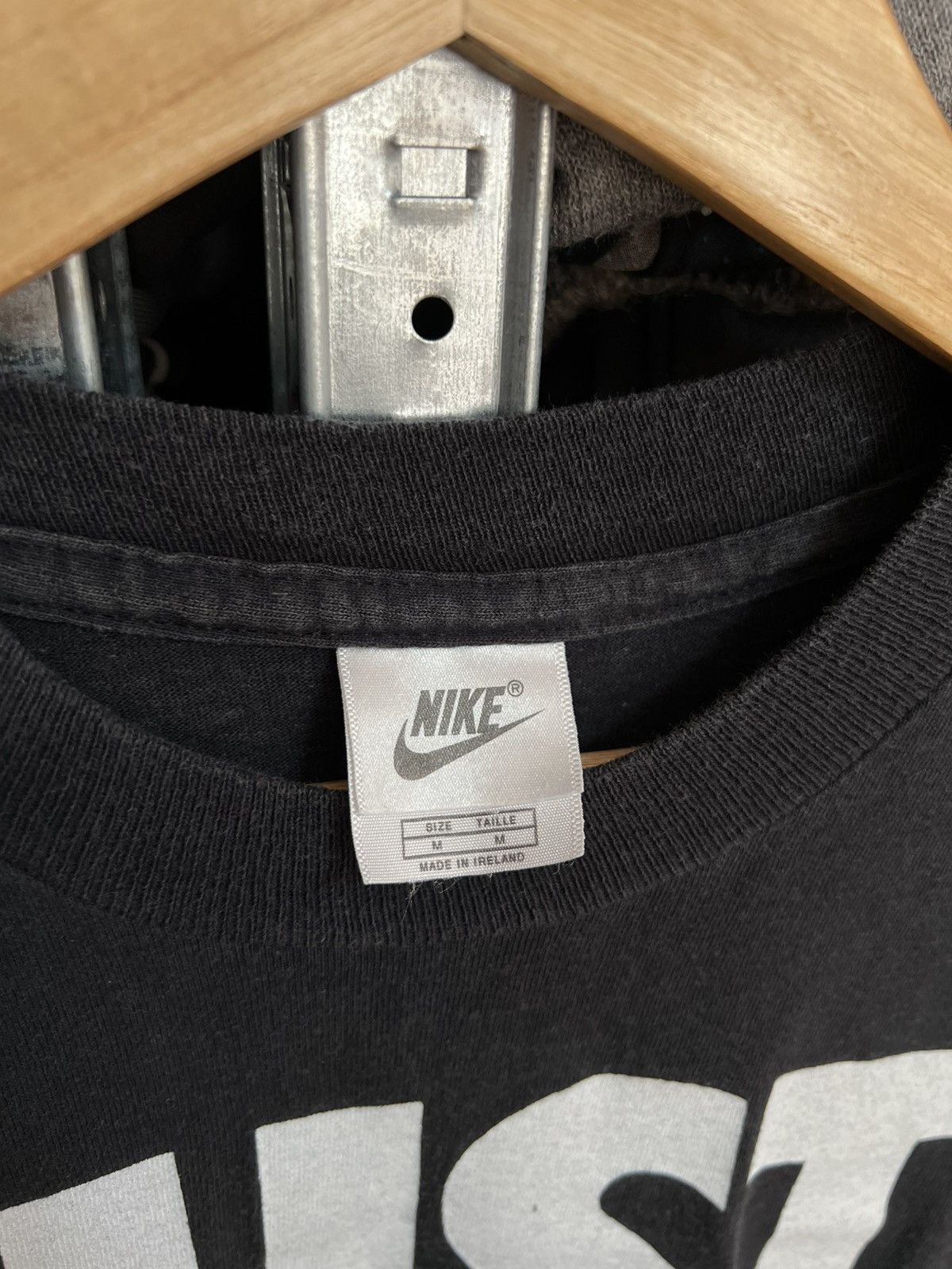 Nike Vintage 90's Nike Just Do It Black T Shirt Men’s Size M Rare Size US M / EU 48-50 / 2 - 3 Thumbnail