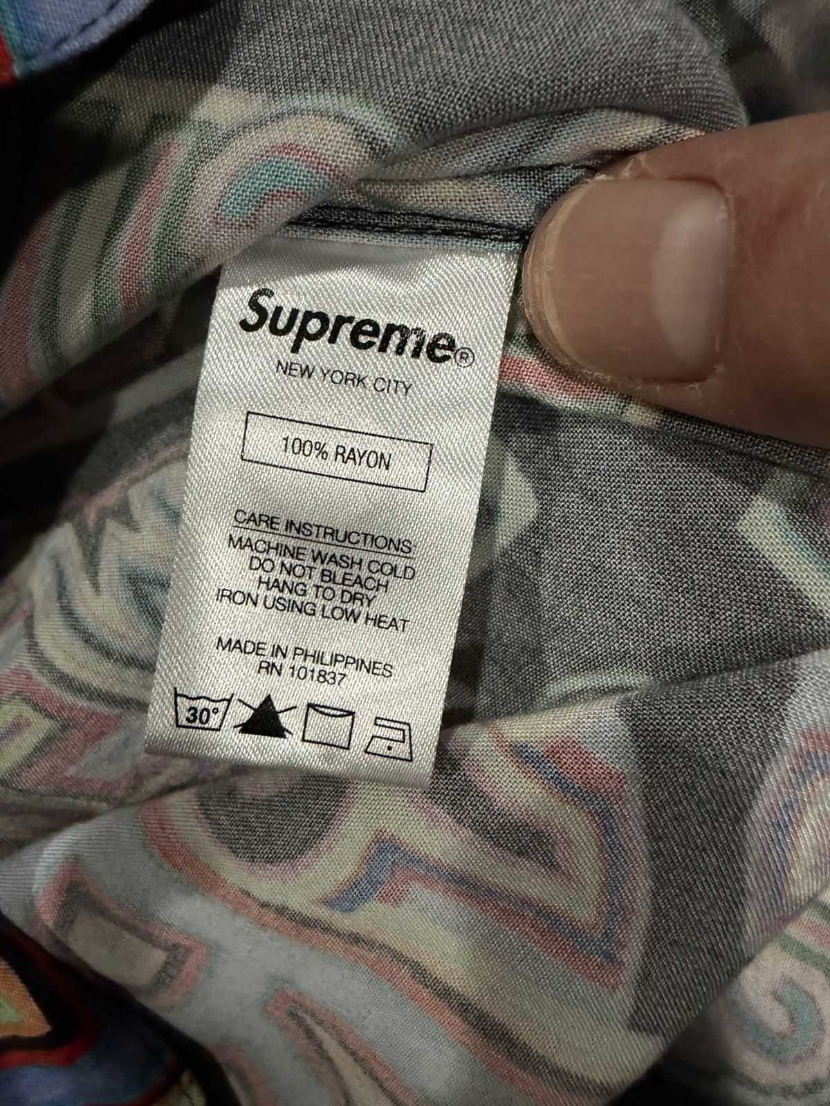 Supreme Supreme Perspective Rayon S/S Shirt Size US M / EU 48-50 / 2 - 4 Thumbnail