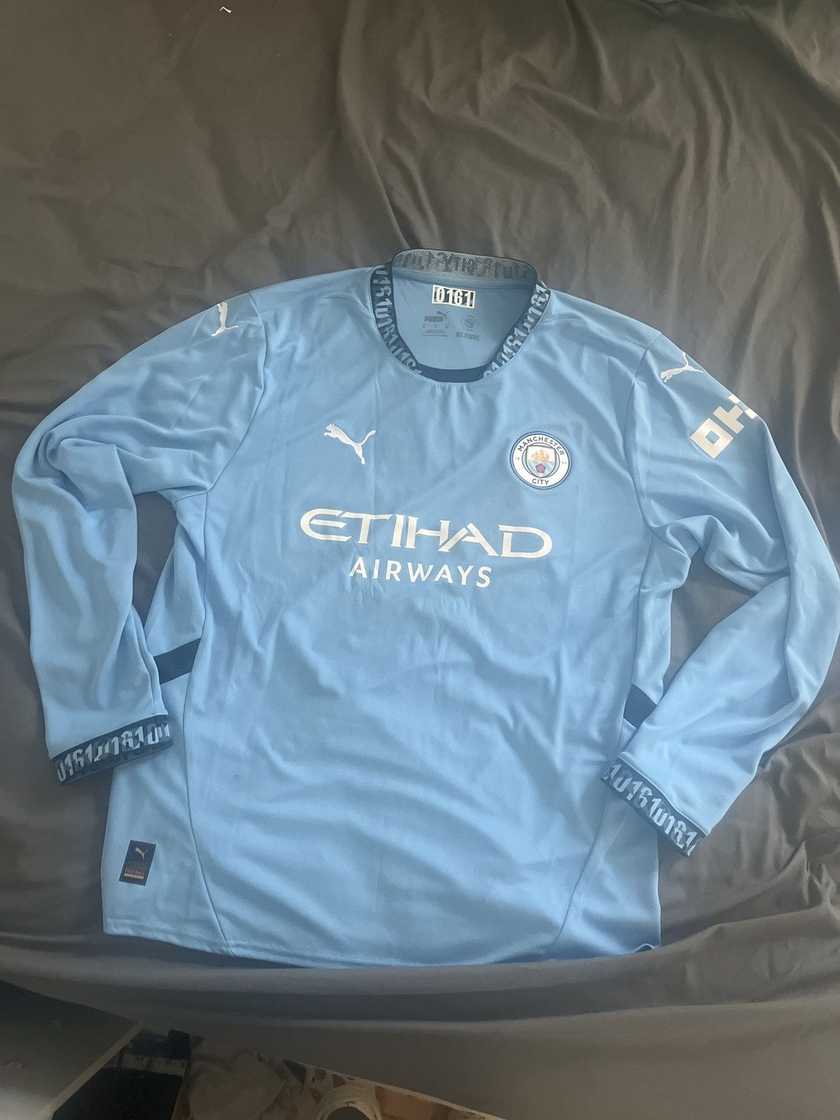 Puma Manchester City Home Jersey Kit Size US XL / EU 56 / 4 - 1 Thumbnail