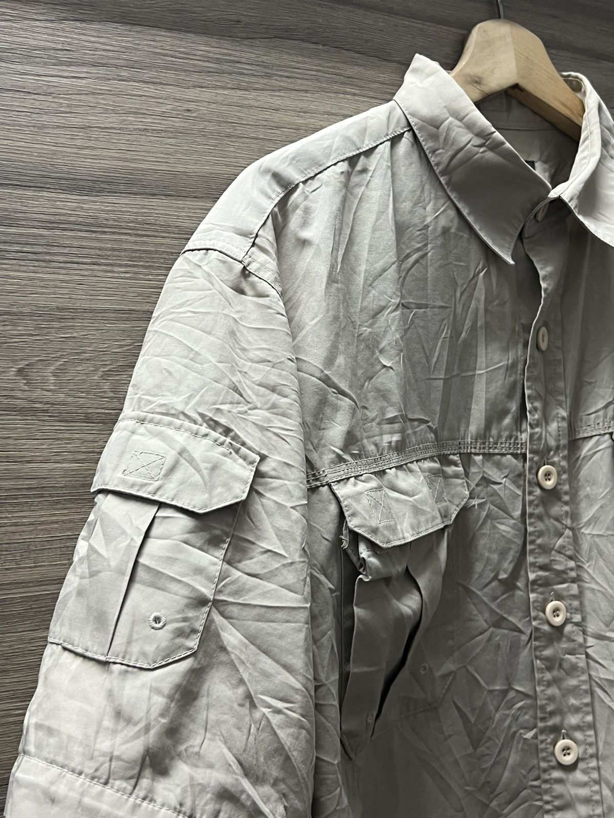 Beauty Beast 291295=HOMME TACTICAL BUTTON UP SHORT SLEEVES Size US XL / EU 56 / 4 - 3 Thumbnail