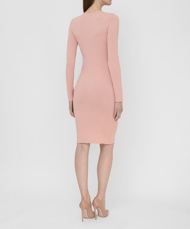 Tom Ford o1y0126 Midi Dress in Blush Size L / US 10 / IT 46 - 4 Thumbnail