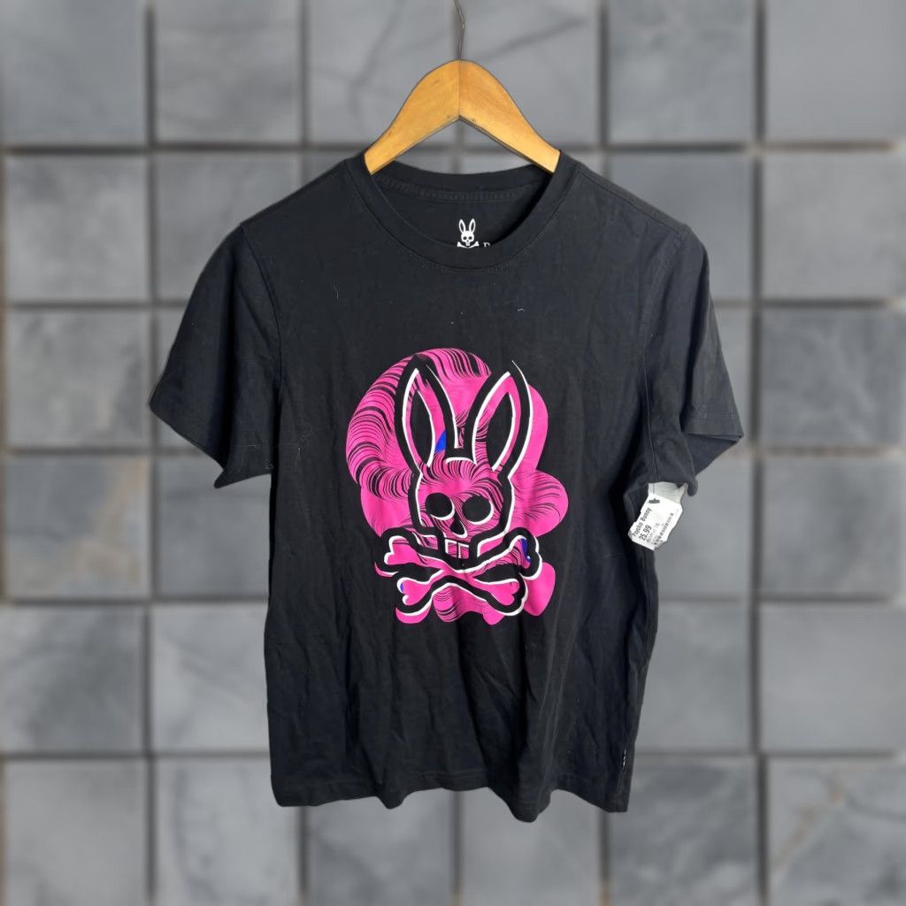 Psycho Bunny Psycho Bunny Shirt Womens M Black Neon Skull Bunny Graphic Tee T-Shirt Size M / US 6-8 / IT 42-44 - 1 Thumbnail