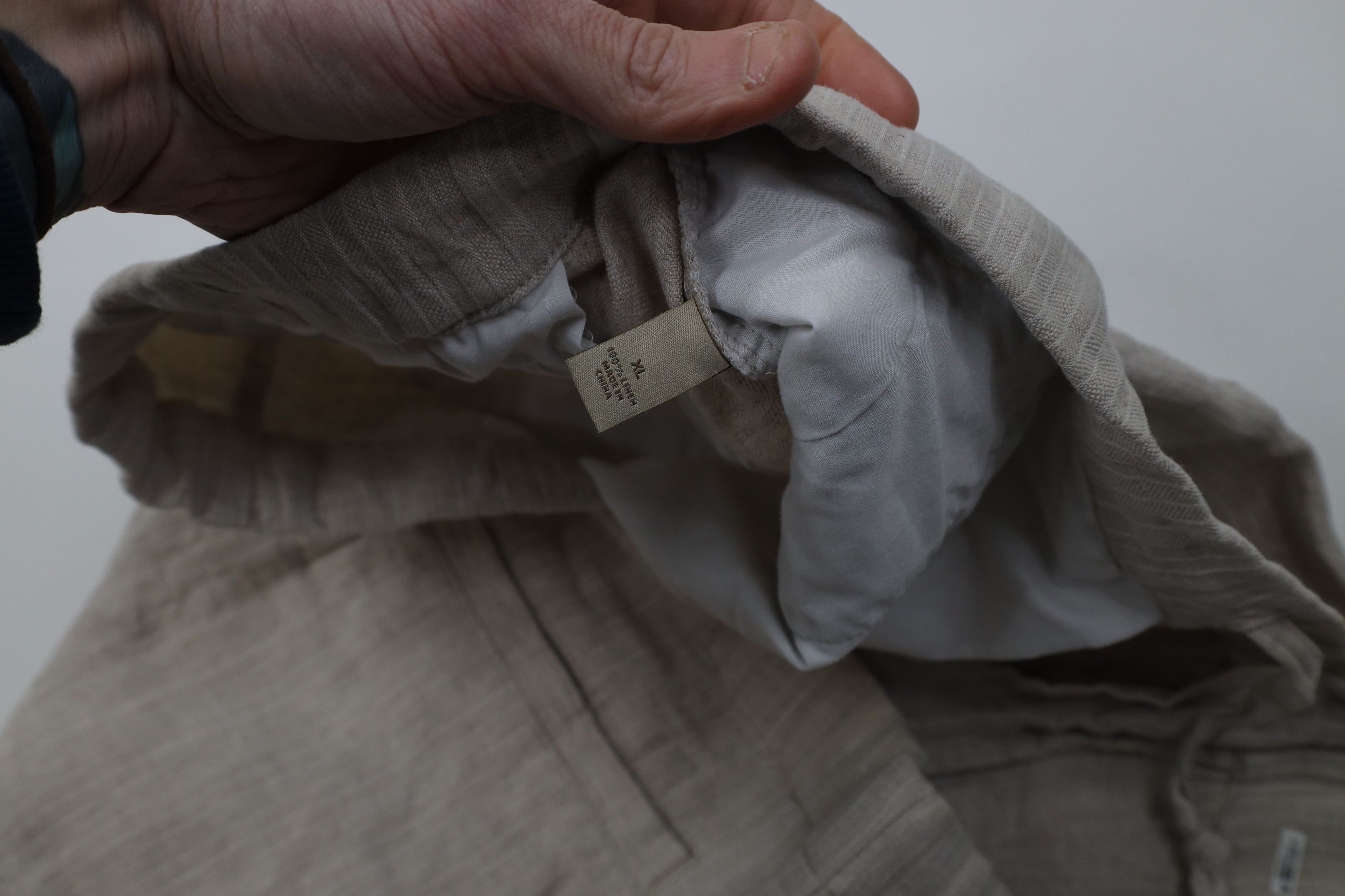 Vintage Vintage 90s Y2K Streetwear Knit Wide Leg Chino Pants Beige Size US 38 / EU 54 - 10 Thumbnail