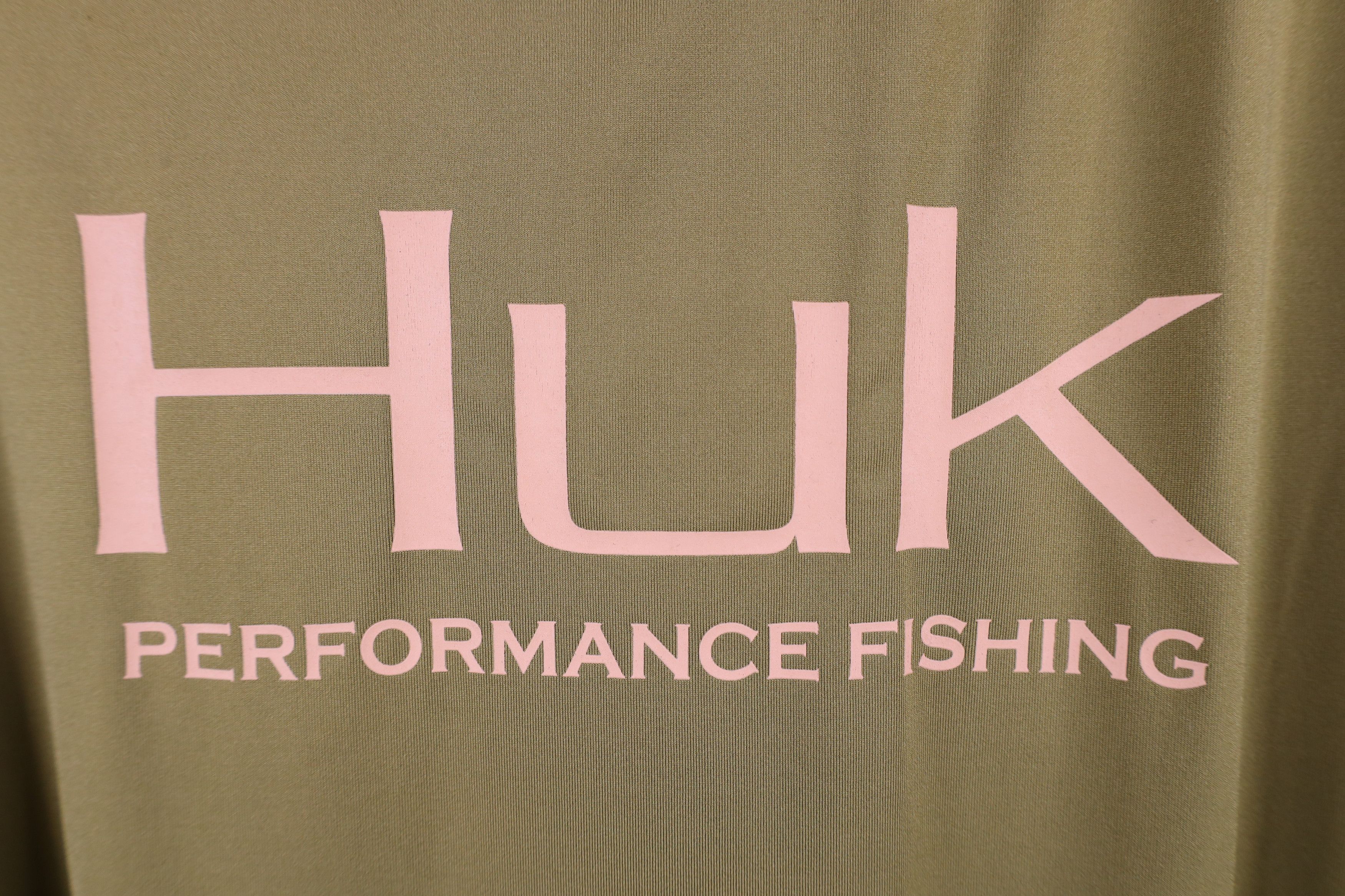 Vintage Huk Fishing Spell Camouflage Tech Long Sleeve T-Shirt Green Size US XXL / EU 58 / 5 - 4 Thumbnail