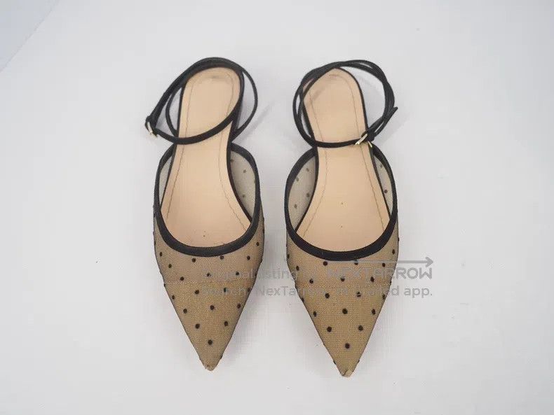 Dior Dior Polka Dot Cutout Pointed Flat Shoes Size 39 Size US 8.5 / IT 38.5 - 2 Thumbnail