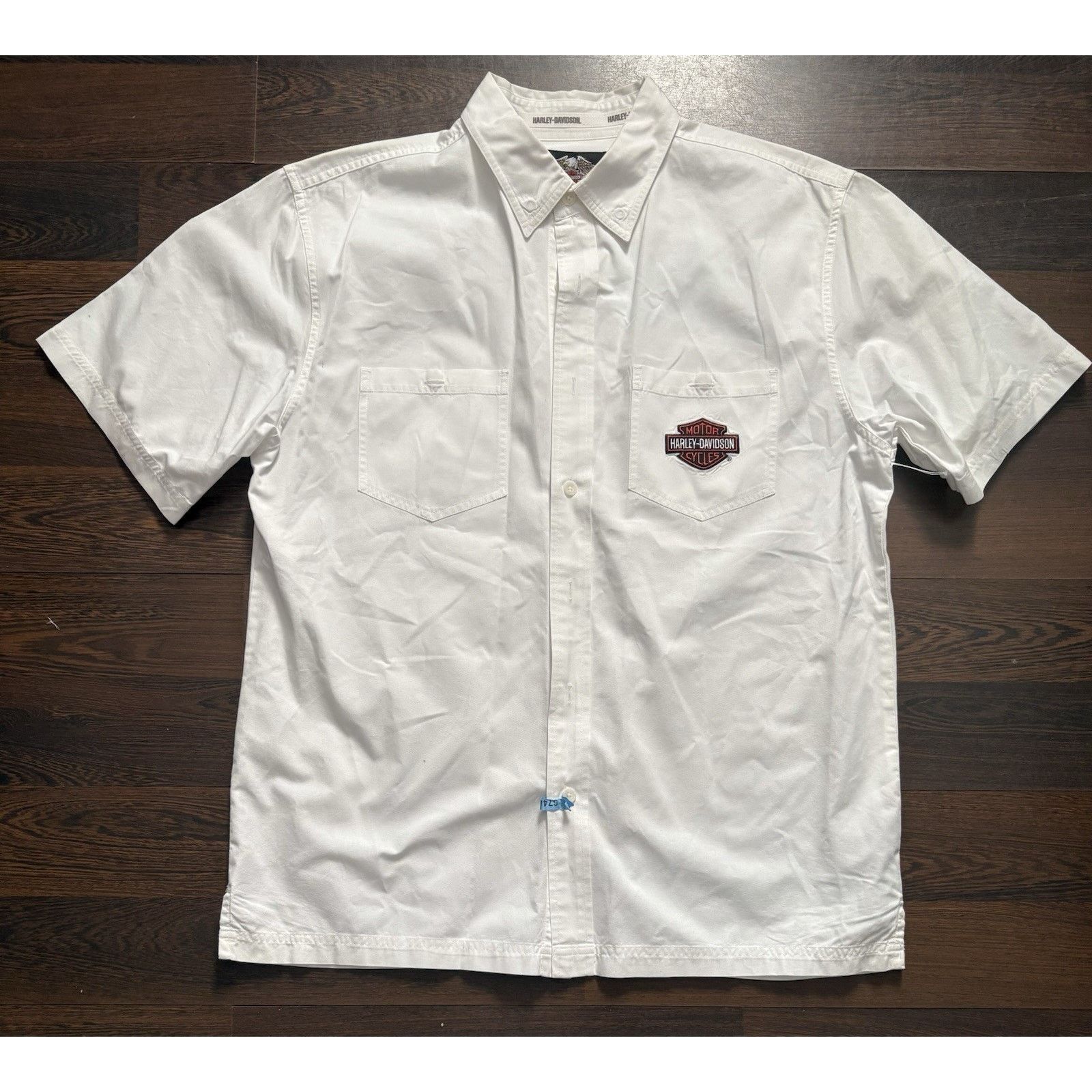 Harley Davidson Harley Shirt 90s Y2k Davidson Biker Chopper Button Up Tee L Size US L / EU 52-54 / 3 - 1 Thumbnail