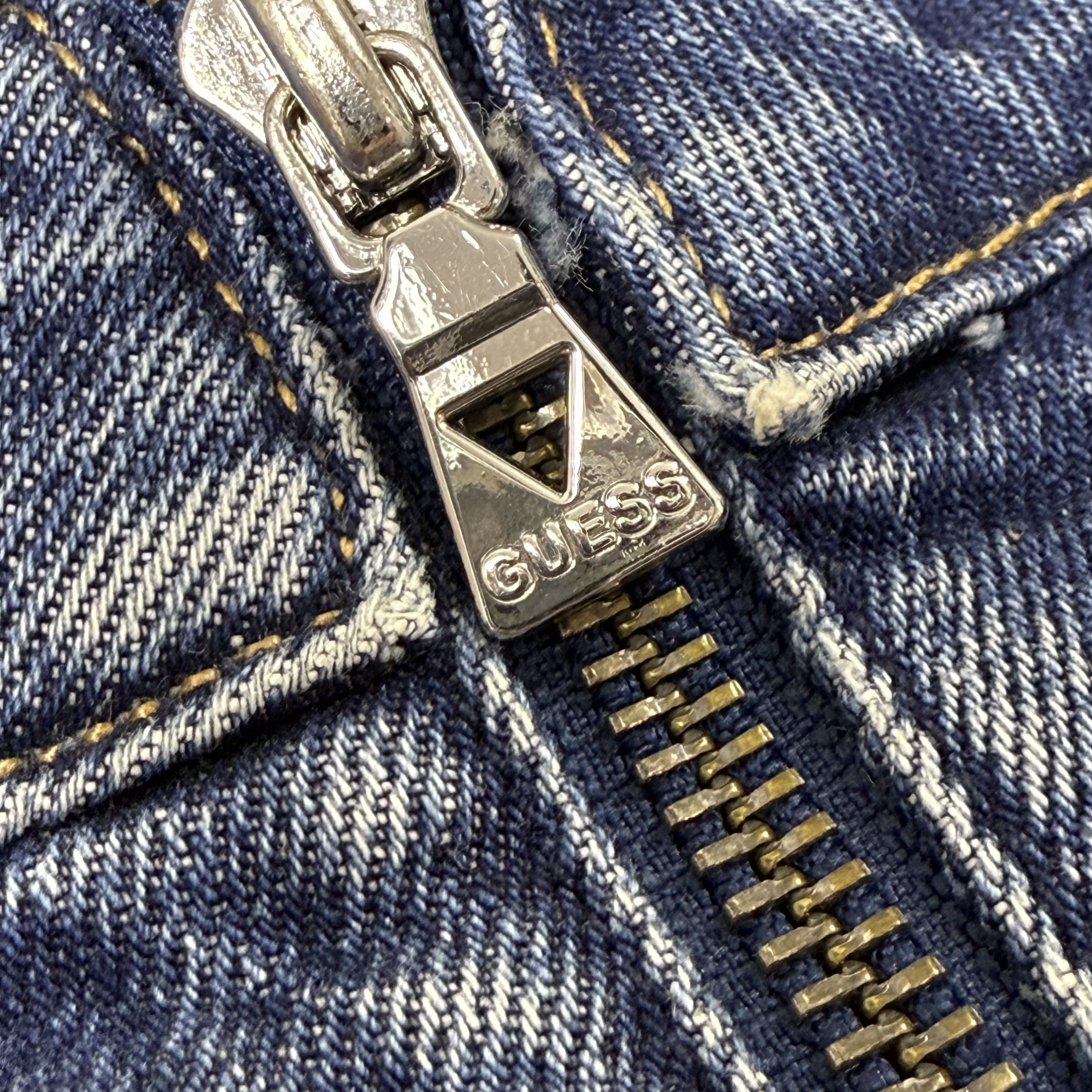 Guess Guess Women's Midi Denim Stonewashed Skirt Jeans 24 Size 24" / US 00 / IT 34 - 13 Thumbnail