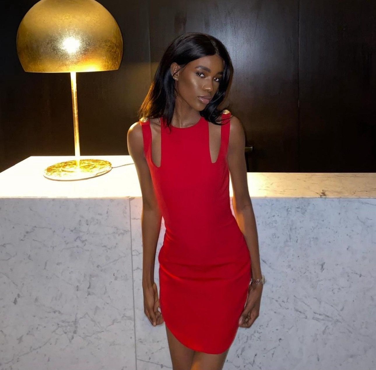 Balmain Authentic Red Balmain dress With Bag and Hanger #Luxury Size XS / US 0-2 / IT 36-38 - 8 Thumbnail