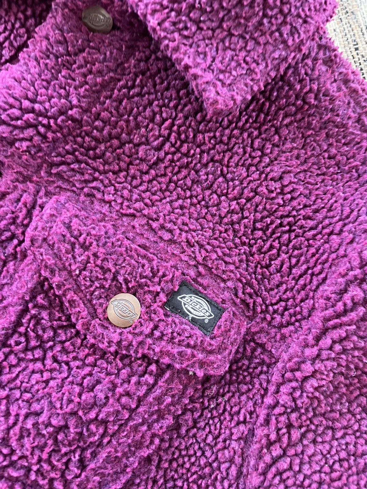 Dickies Vintage Dickies Teddy Sherpa Bomber Jacket Y2K avantgarde Size US S / EU 44-46 / 1 - 9 Thumbnail