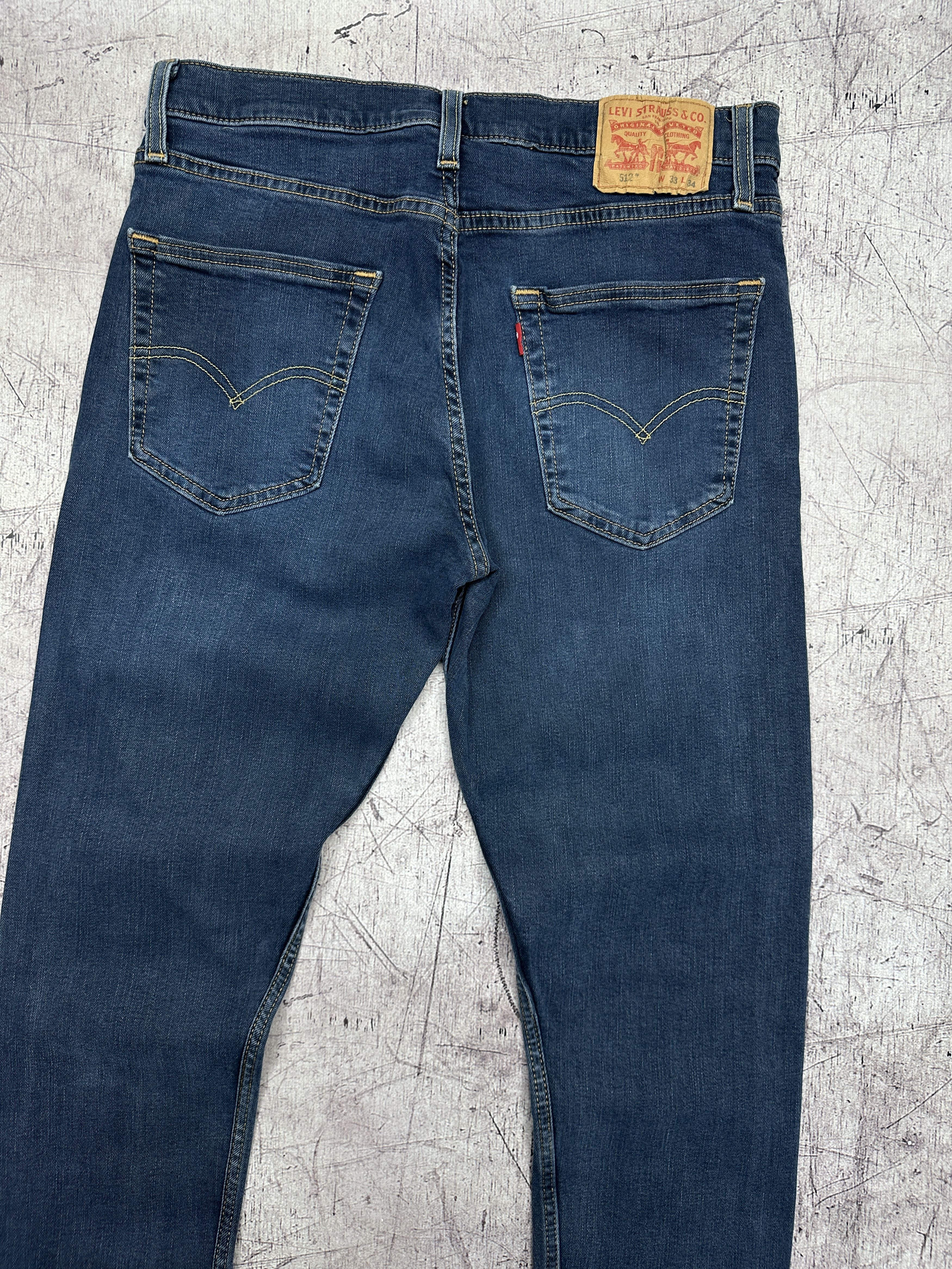 Levi's Levi's 512 Mens Denim Pants Jeans Size 33 x 34 Size US 33 - 2 Thumbnail