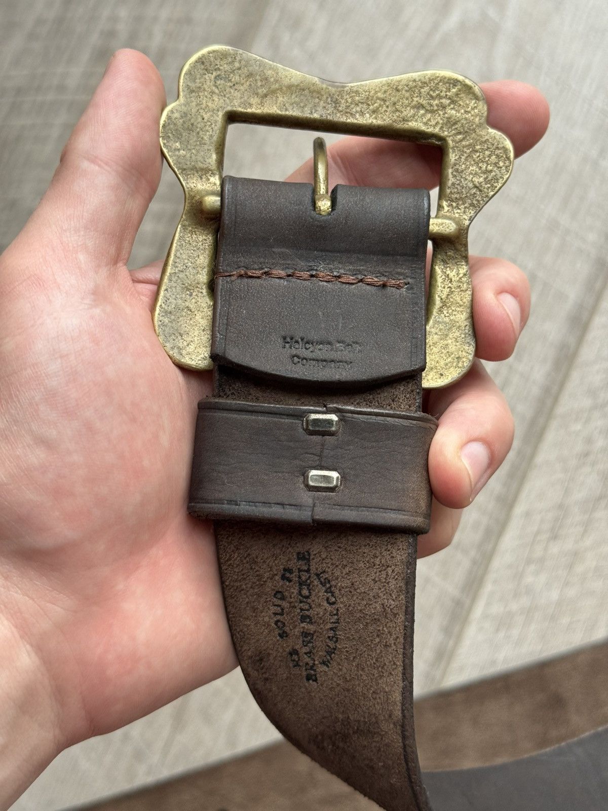 Paul Smith Paul Smith England Leather Belt Designer Buckle Burnt Effect Size ONE SIZE - 13 Thumbnail
