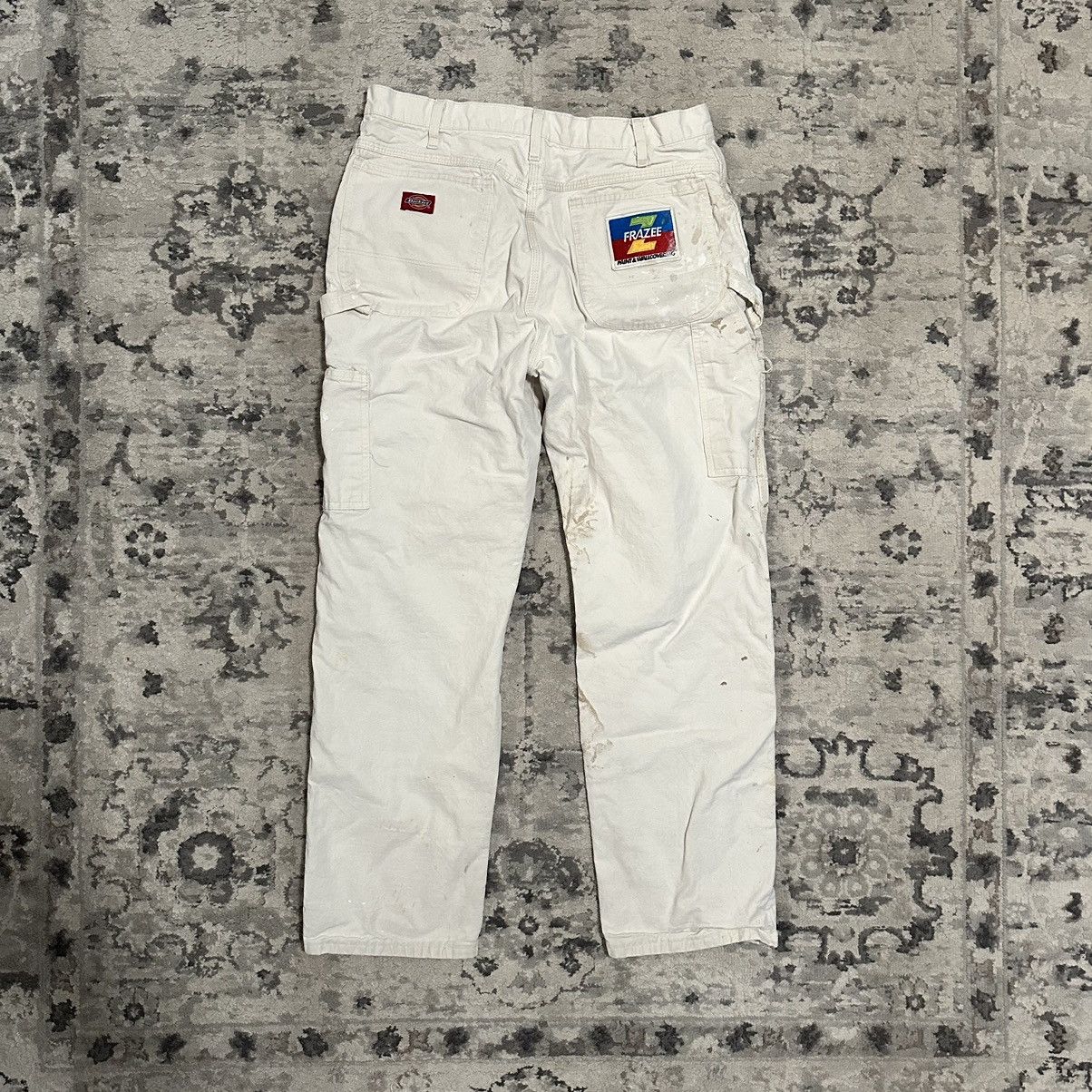 Dickies × Vintage Vintage White Carpenter Paint Splatter Dickies Size US 32 / EU 48 - 2 Thumbnail