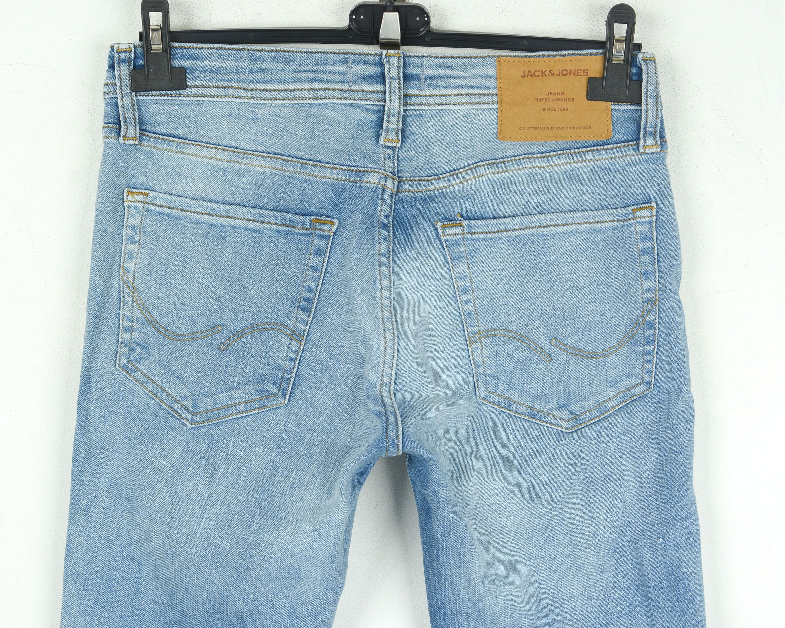 Jack & Jones Liam W29 L32 Skinny Fit Jeans Denim Pants Trousers Blue Size US 29 - 4 Thumbnail