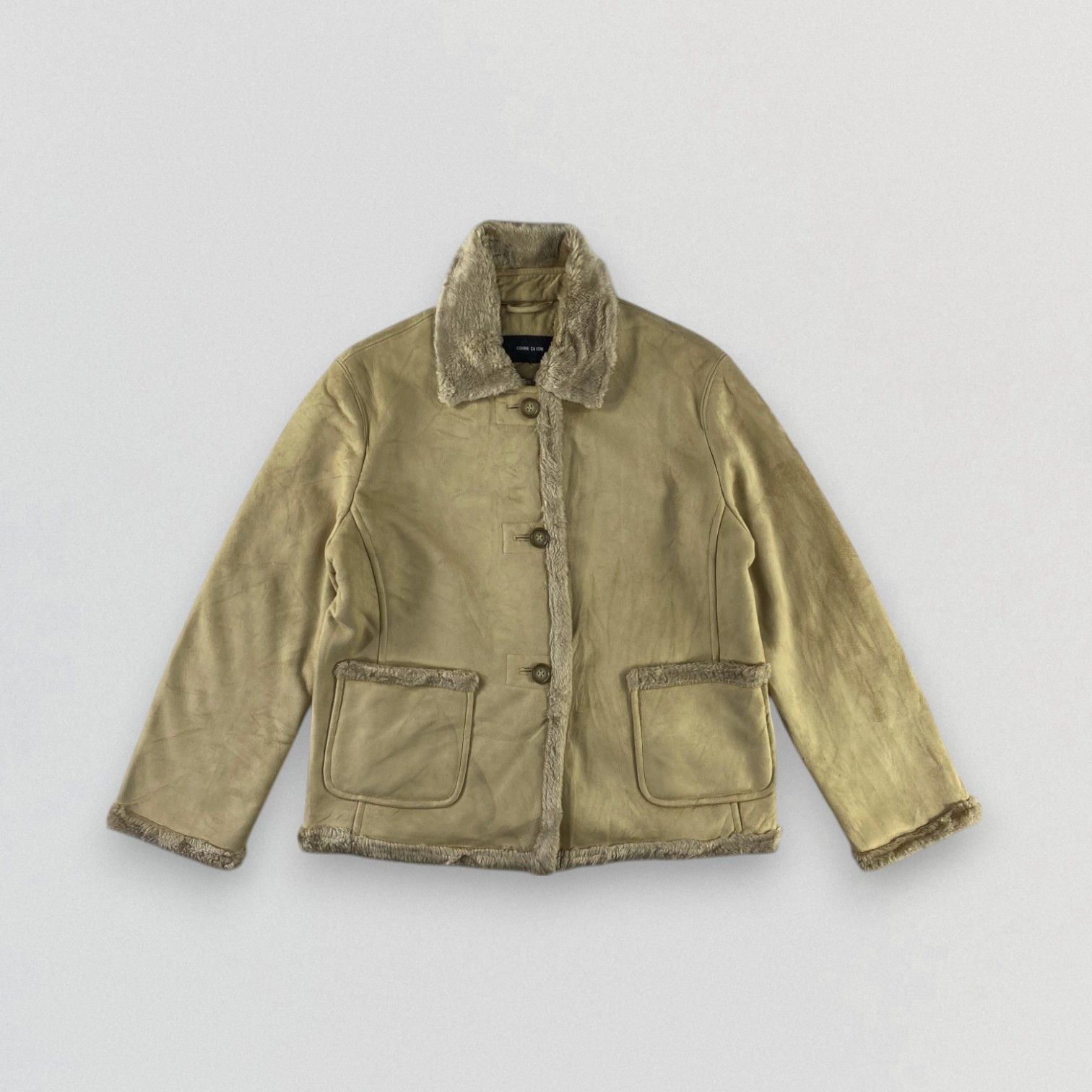 Comme Ca Ism Vintage Comme Ca Ism Faux Suede Jacket Faux Fur Jacket Size US S / EU 44-46 / 1 - 1 Thumbnail