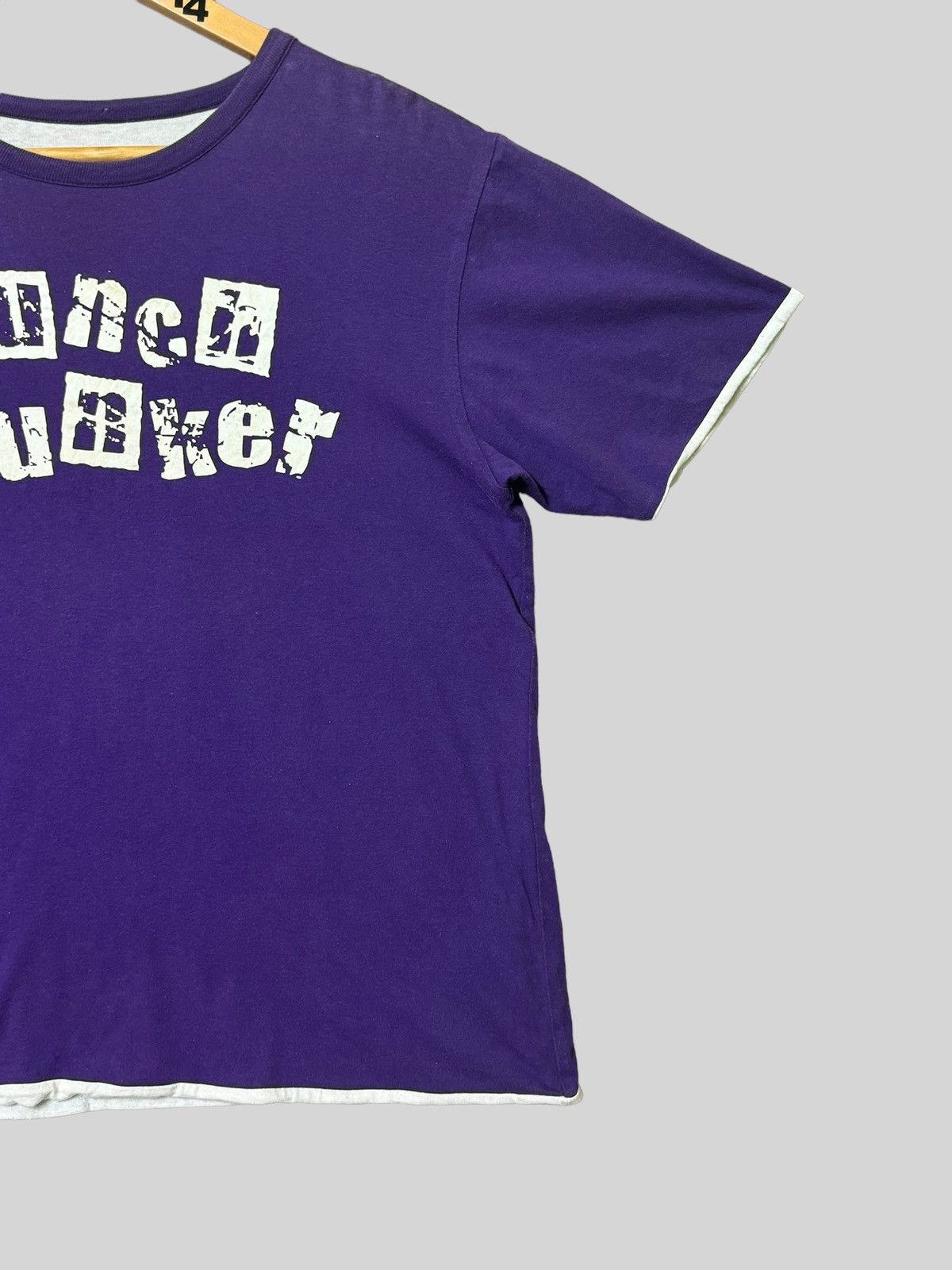 Japanese Brand VINTAGE PUNK DRUNKER REVERSIBLE TEE Size US M / EU 48-50 / 2 - 7 Thumbnail