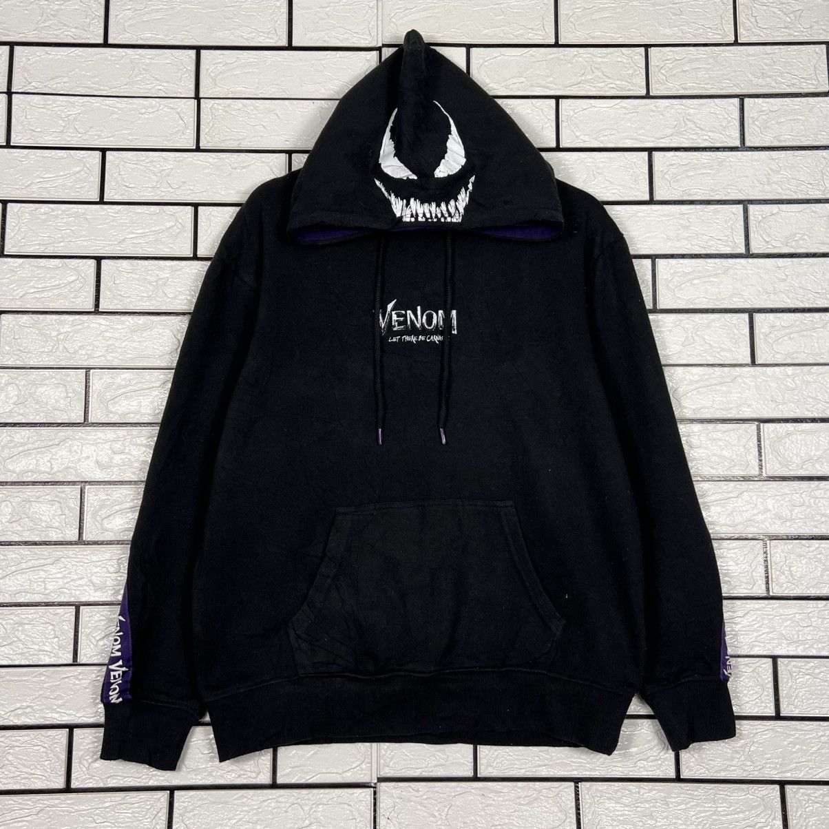 Marvel Comics MARVEL VENOM Pullover Hoodie Sweatshirt #4306-C195 Size US L / EU 52-54 / 3 - 1 Thumbnail