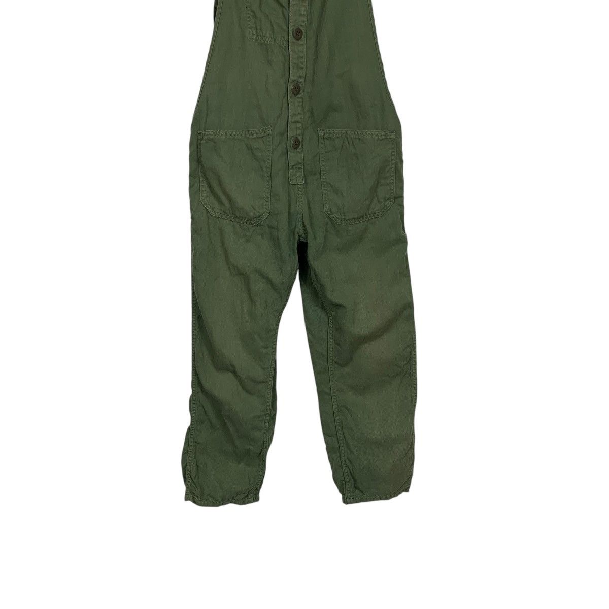 Johnbull JOHNBULL Work Green Sleeveless Jumpsuit W34 #1924-C84 Size US 34 / EU 50 - 4 Thumbnail