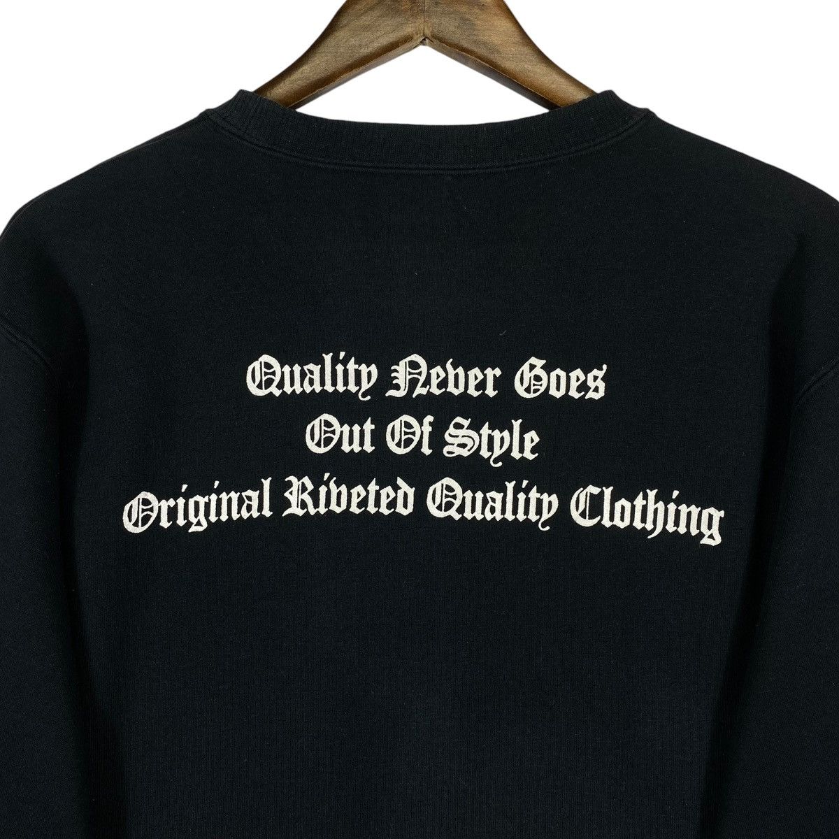 Levi's × Vintage Vintage Levi’s Crewneck Sweatshirt Black Pullover Jumper Size US L / EU 52-54 / 3 - 9 Thumbnail
