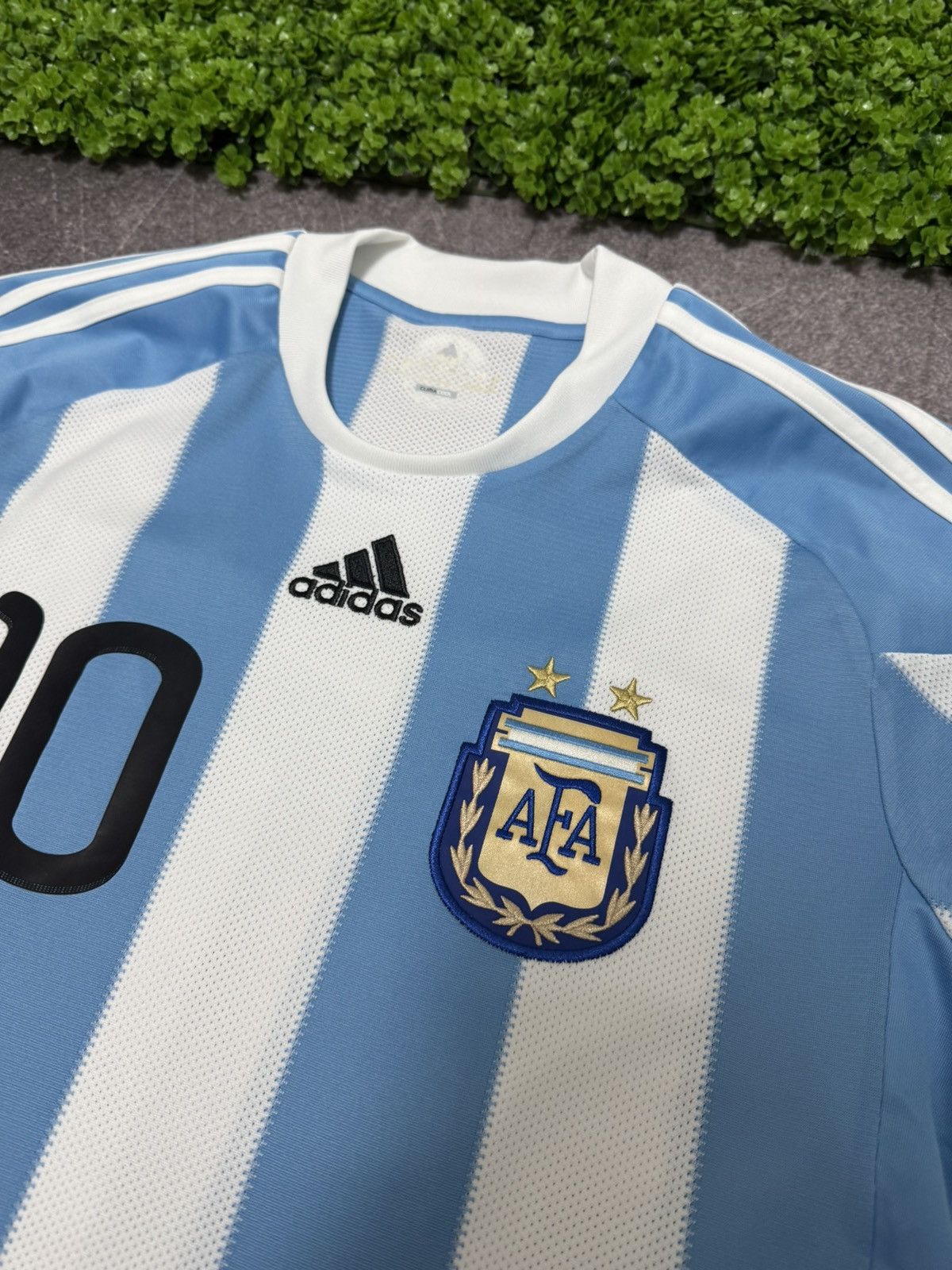 Vintage Adidas Argentina Lionel Messi #10 2010/2011 Soccer Jersey Size US M / EU 48-50 / 2 - 7 Thumbnail