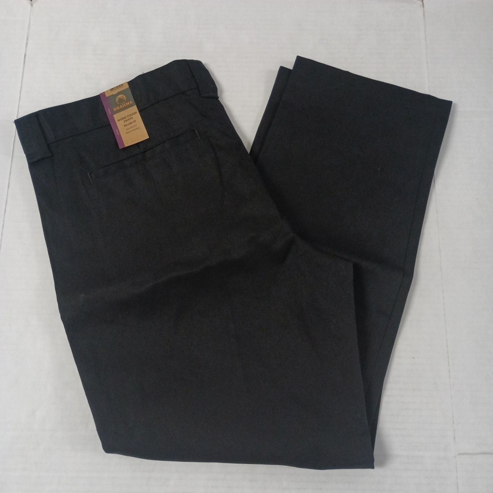 Other Brahma Men's Work Tough Pants Size 44x32 Black Relaxed Fit Size US 44 / EU 60 - 1 Thumbnail