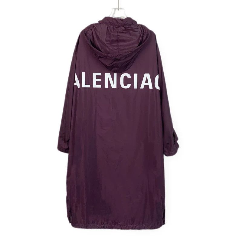 Balenciaga Balenciaga size 34 Deep purple monogrammed hooded drawstri Size US XXS / EU 40 - 2 Thumbnail