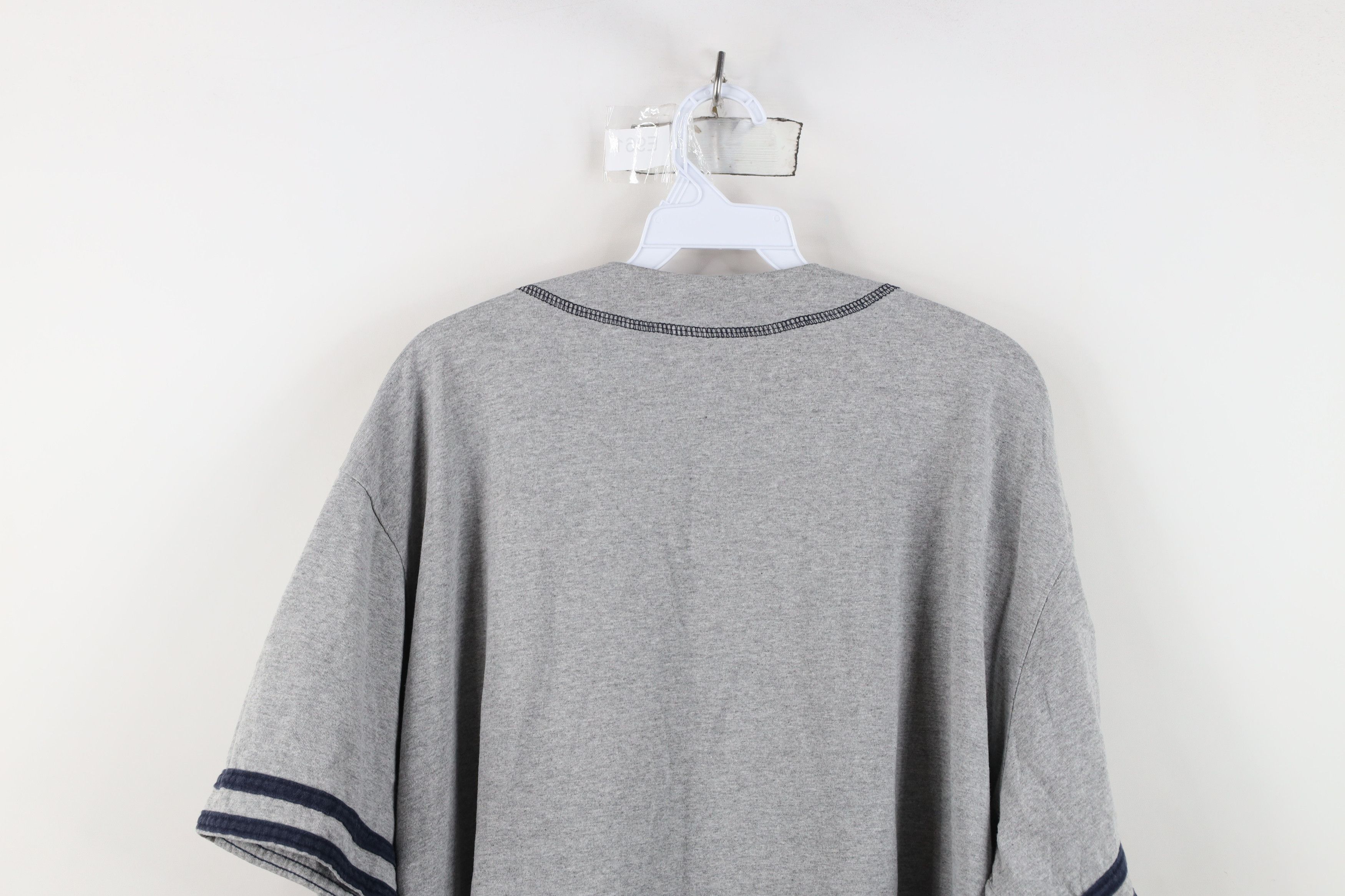 Vintage Vintage 90s Bum Equipment Spell Out Baseball Jersey Gray Size XL / US 12-14 / IT 48-50 - 14 Thumbnail