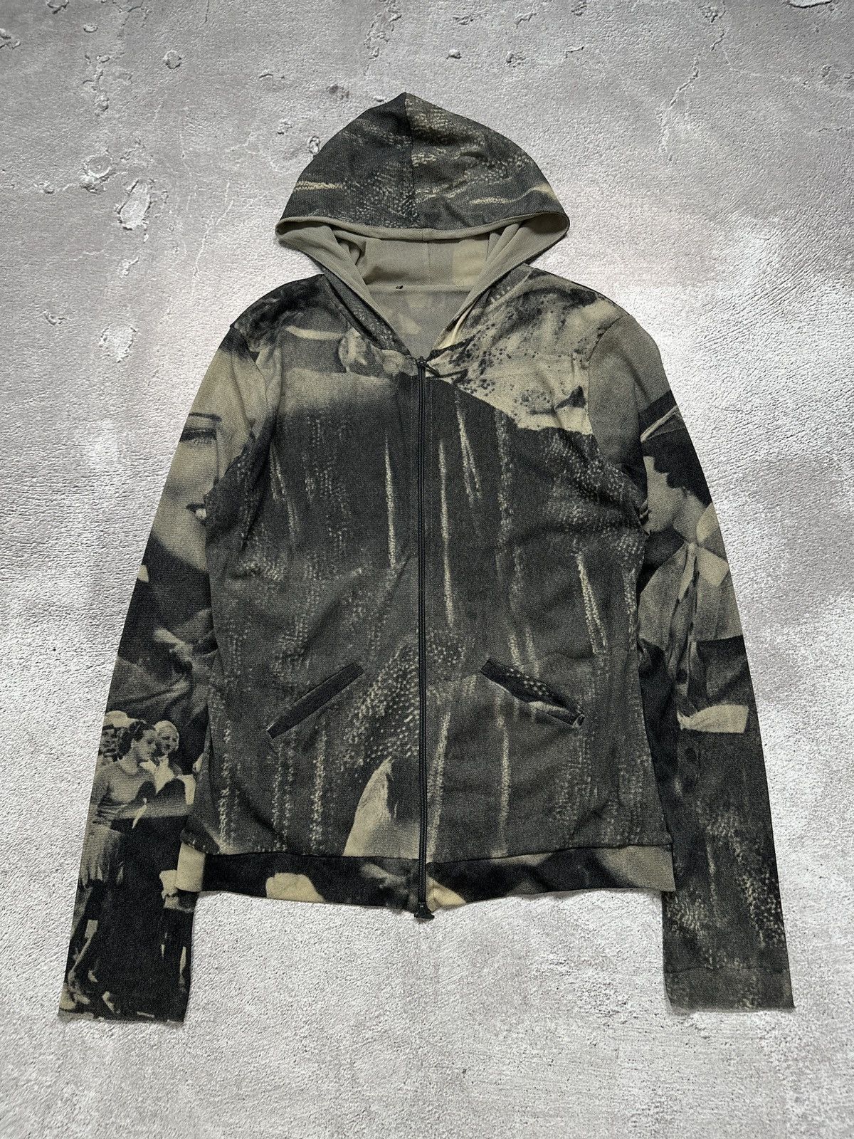 Streetwear × Vintage Vintage Y2K DC Zip Fur Hoodie LGB Style | Grailed