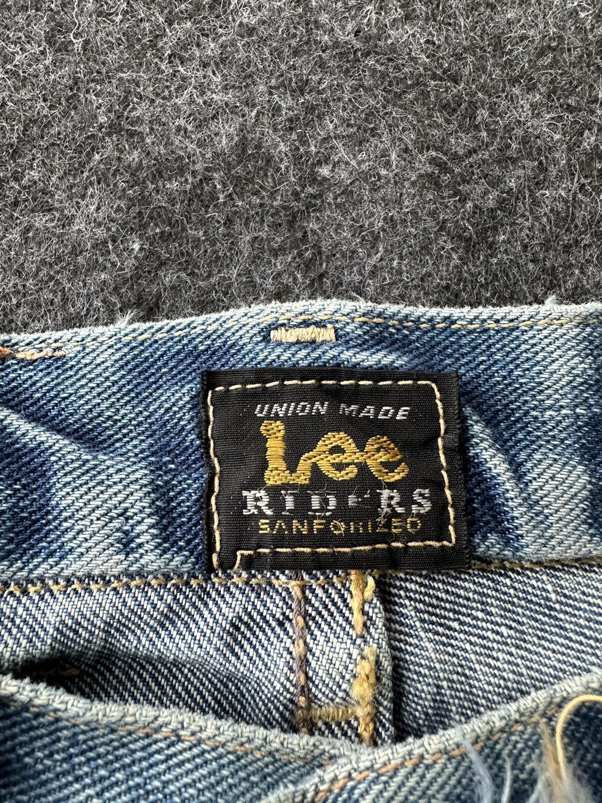 Lee Vintage Rare 50s Lee 101 Half Selvedge Denim 29x34 D444 Size US 29 - 15 Thumbnail