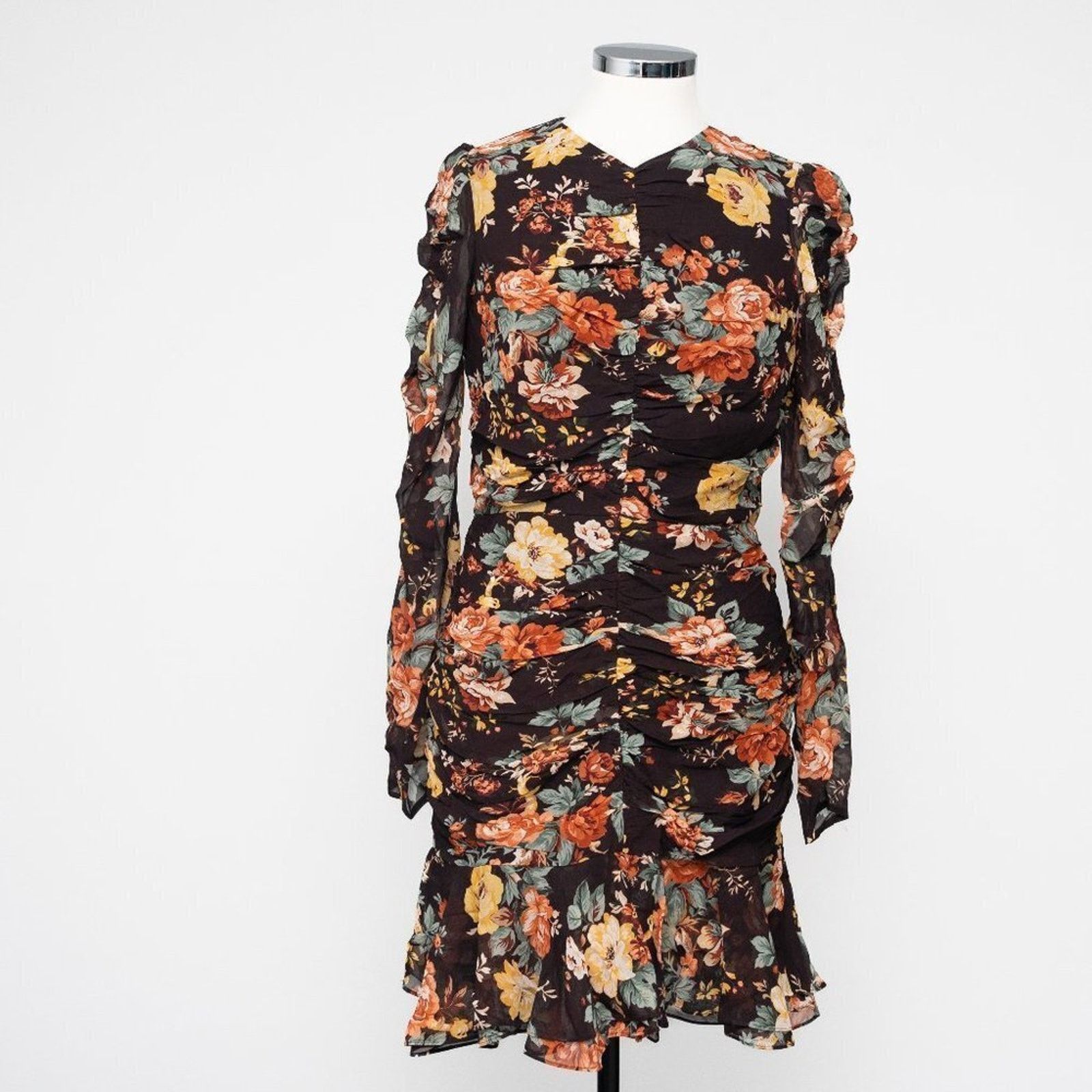 Veronica Beard Veronica Beard. Hedera Silk Floral Mini Dress. Size M / US 6-8 / IT 42-44 - 1 Thumbnail