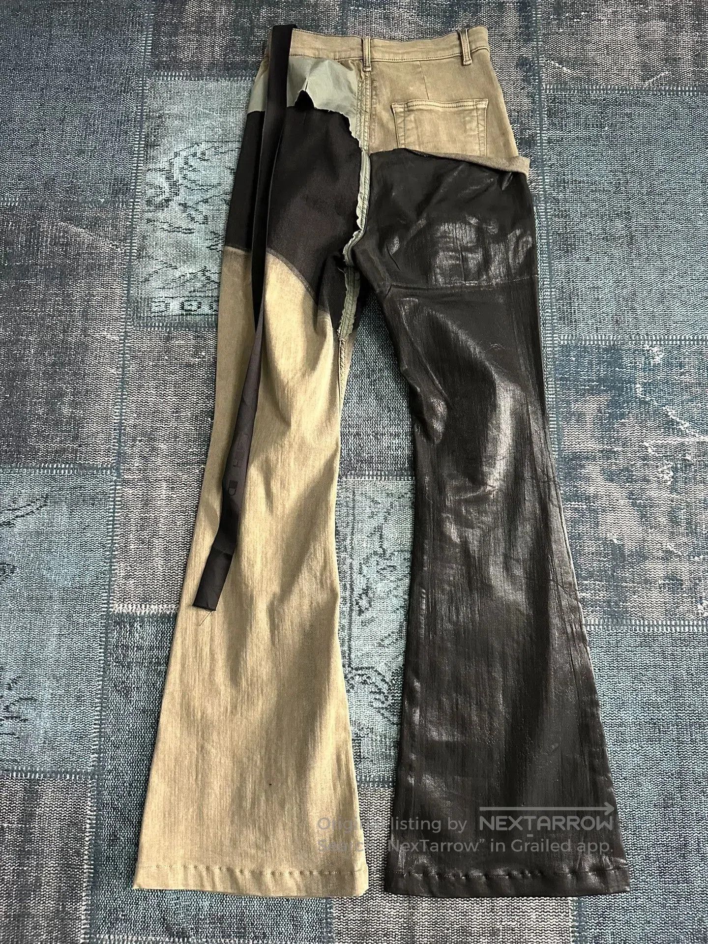 Rick Owens Rick Owens 22FW Waxed Flared Jeans. Size 28" / US 6 / IT 42 - 3 Thumbnail