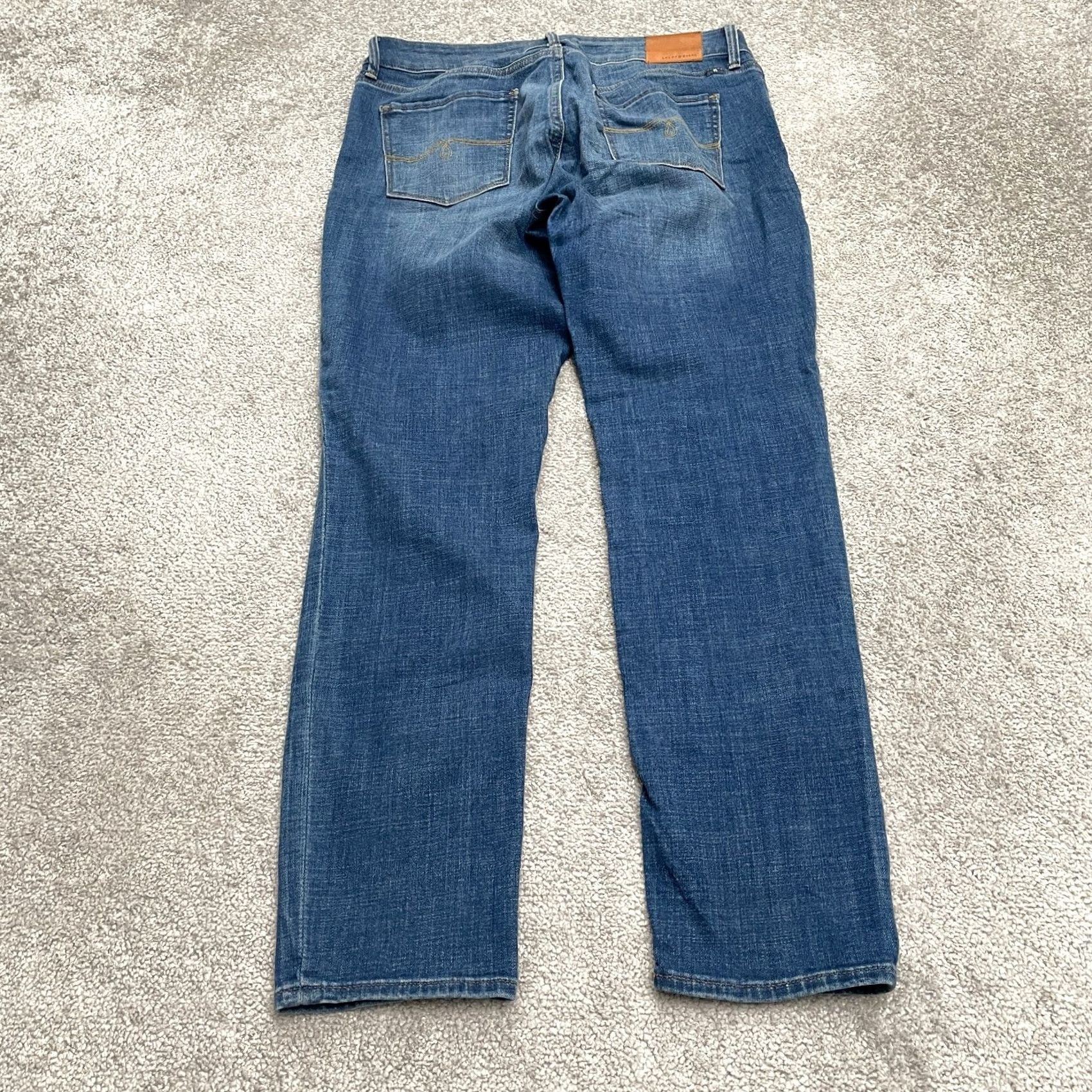 Lucky Brand Lucky Brand Lolita Skinny Denim Jeans Womens 10 / 30 Blue Medium Wash Stretch Jeans Size 32" / US 10 / IT 46 - 2 Thumbnail