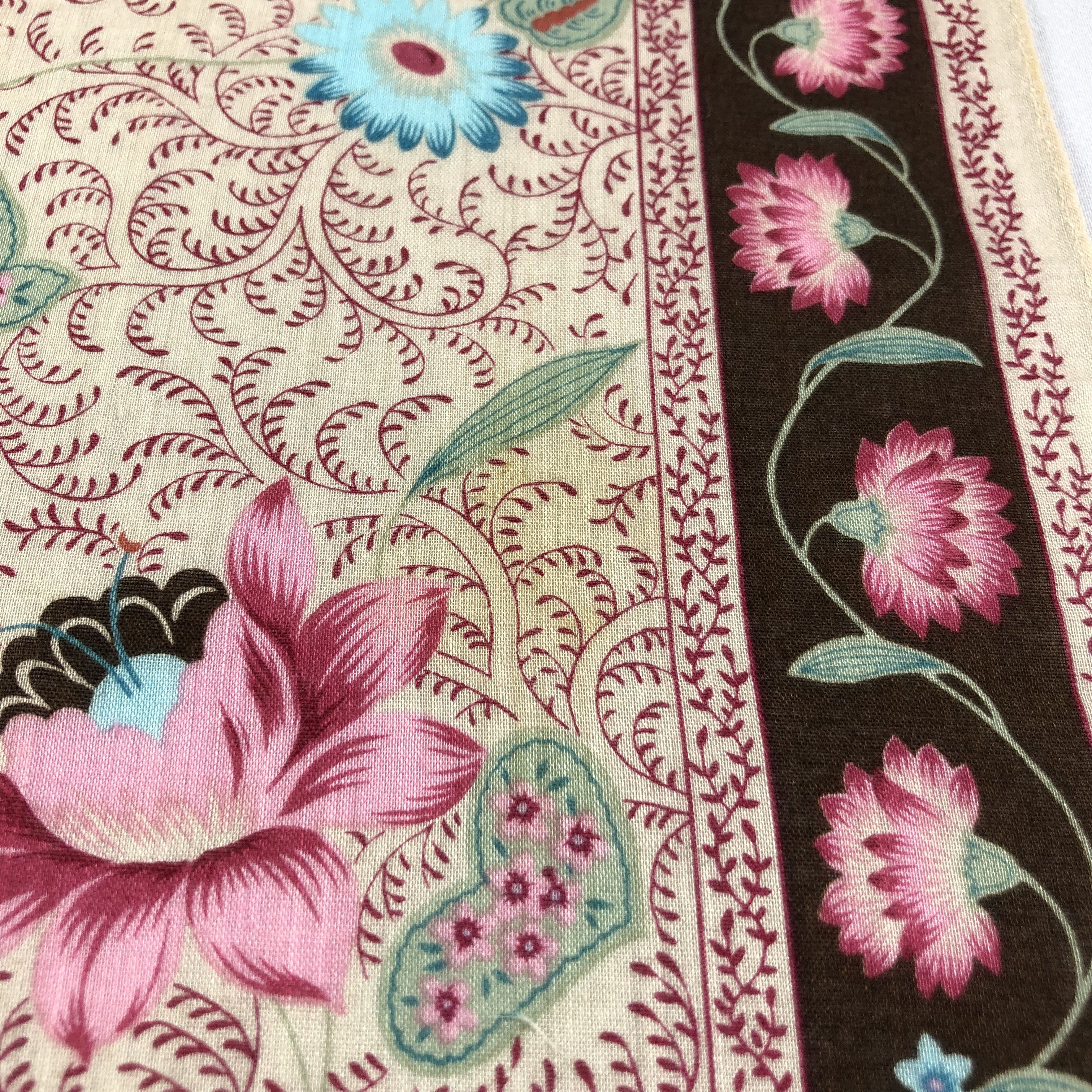 Hiroko Koshino Homme Hiroko Koshino Floral Handkerchief Neckerchief Bandana H2120 Size ONE SIZE - 5 Thumbnail