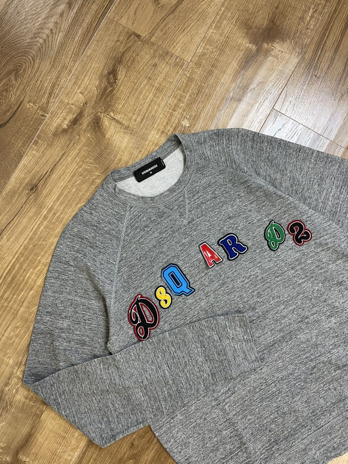 Dsquared2 × Vintage Vintage Y2K Japanese Style Dsquared2 Big Logo Sweatshirt Size US M / EU 48-50 / 2 - 2 Thumbnail