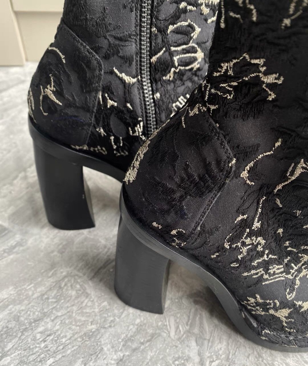 Ann Demeulemeester ann demeulemeester embroidered catwalk boots size 35 runway Size US 4 / IT 34 - 3 Thumbnail