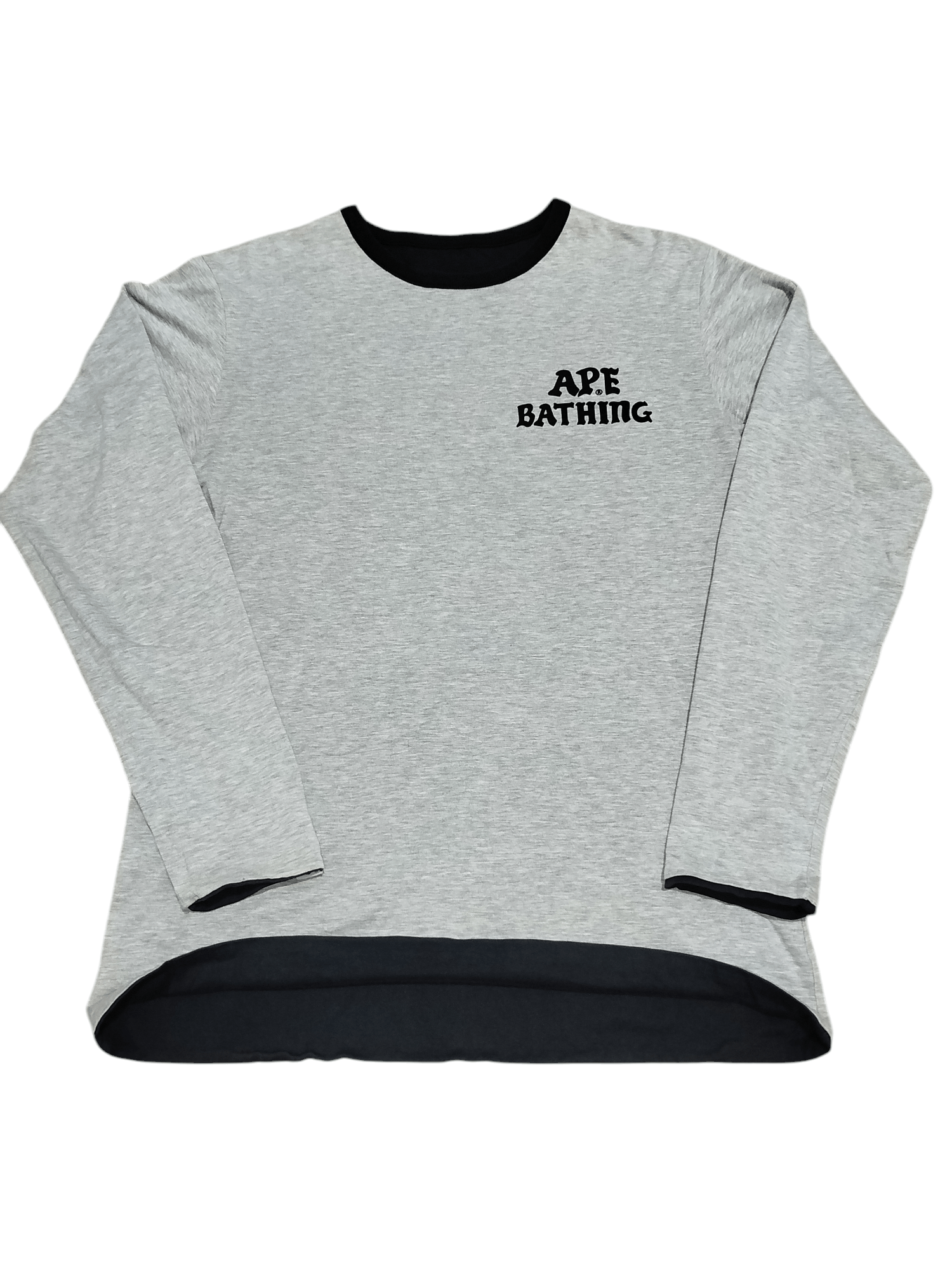 Bape A Bathing Ape reversible Long sleeve misty grey / black Size US M / EU 48-50 / 2 - 1 Thumbnail