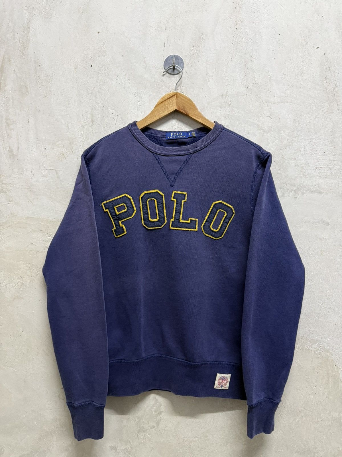 Polo Ralph Lauren Vintage Polo Ralph Lauren Thrashed Sun Faded Size US S / EU 44-46 / 1 - 1 Thumbnail