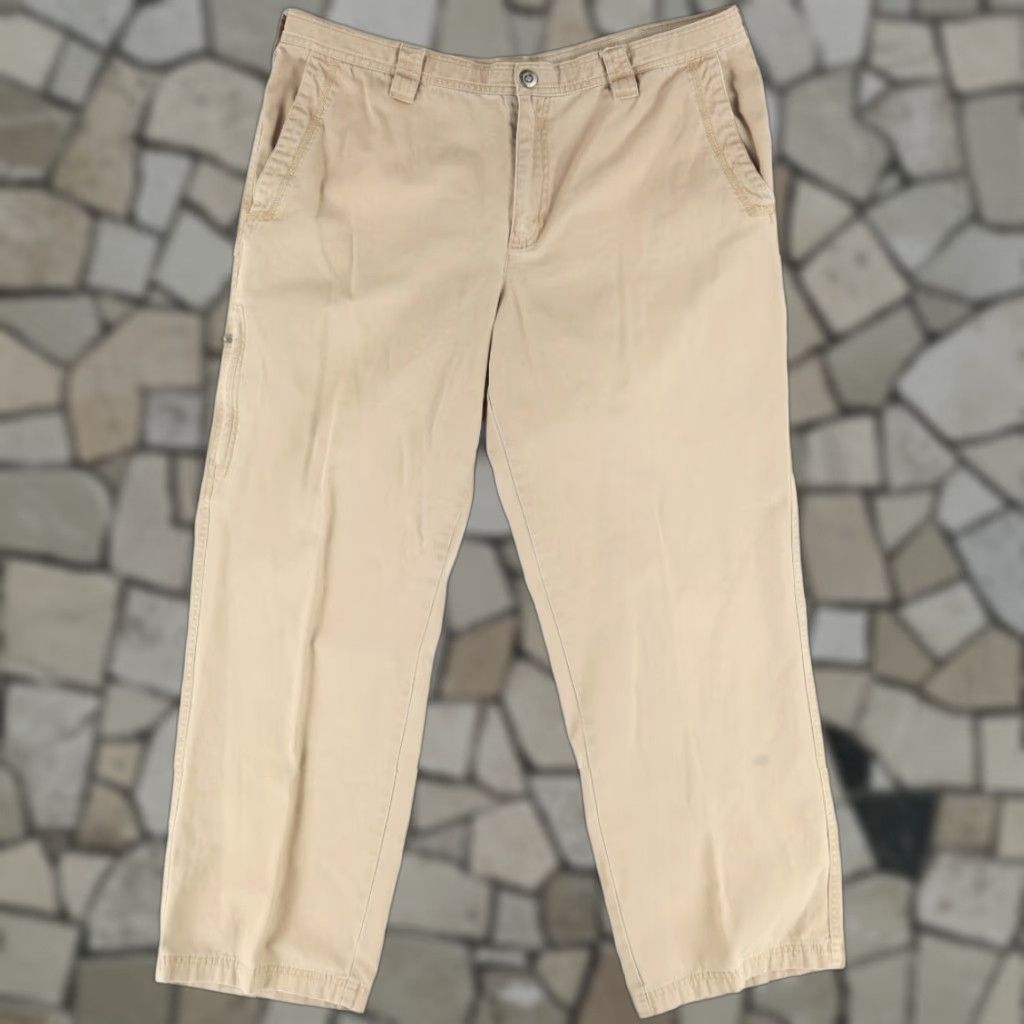 Vintage Columbia Omni-Shield Cotton Canvas Chino Pants Tan Men's 40 Size US 40 / EU 56 - 1 Thumbnail
