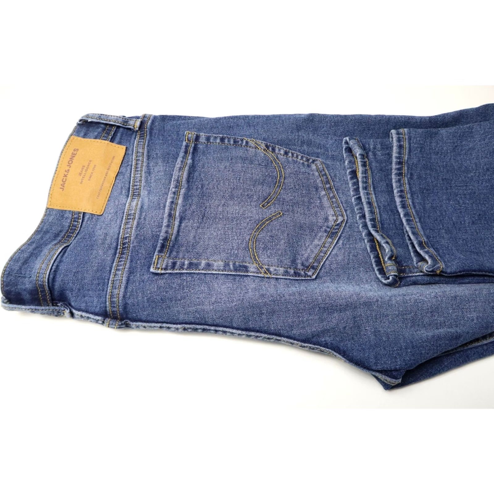 Jack & Jones JACK & JONES Glenn/Slim Jeans Men's W31/L34 Blue Faded Button Fly Stretched Size US 31 - 5 Thumbnail